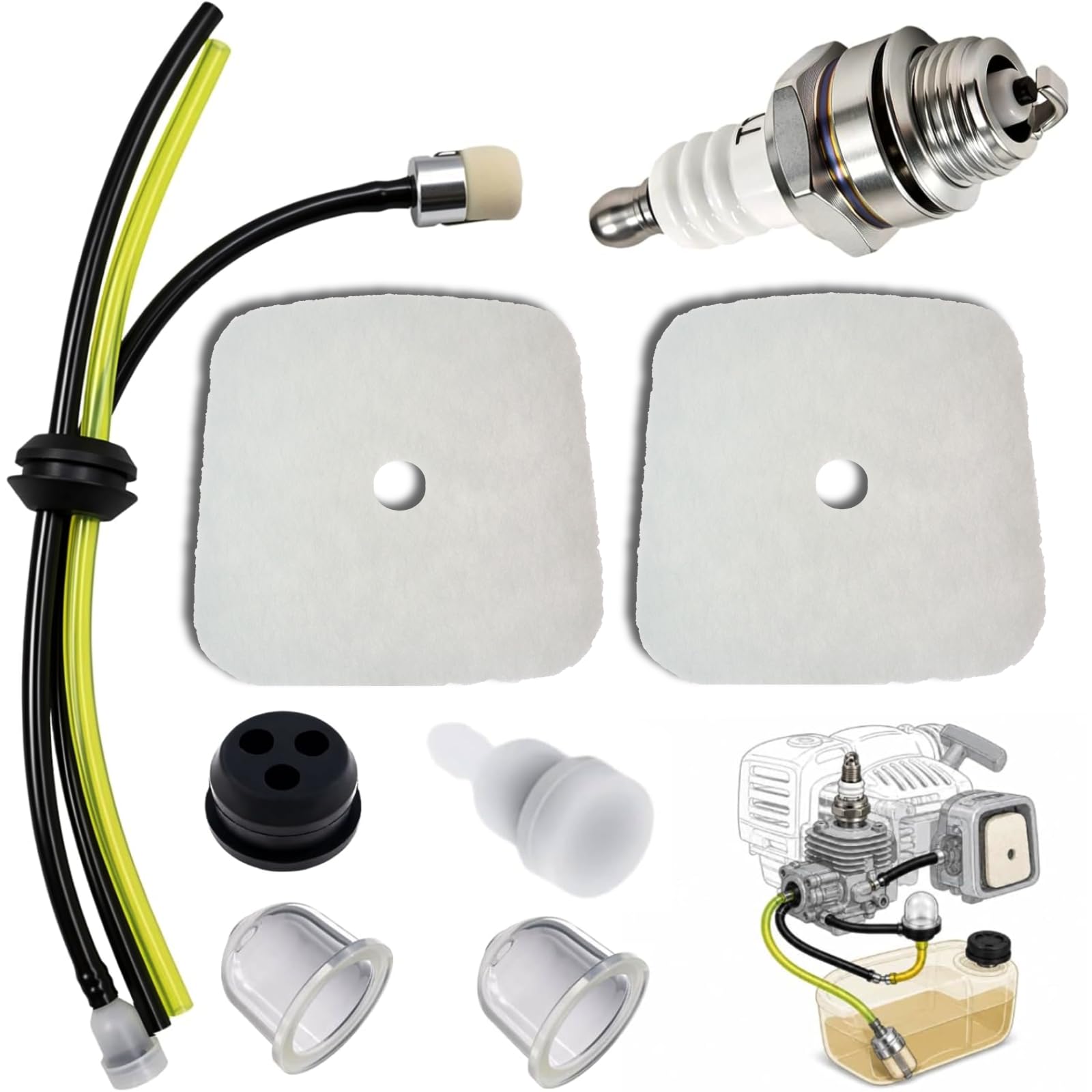 メンテナンス te.to.te Amazon.com: SRM 225 Tune Up Kit Compatible with Echo Mantis Tiller