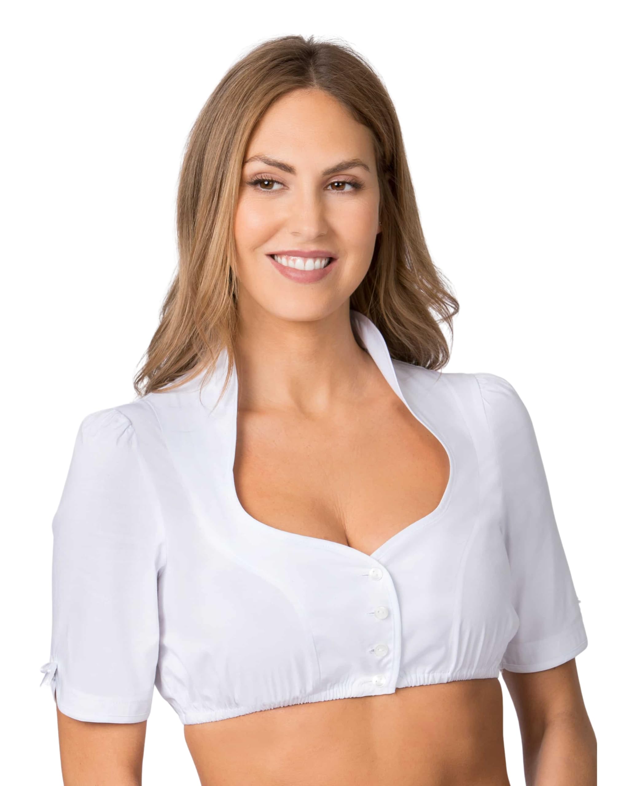 Stockerpoint Dirndlbluse SOLANGE - weiß Dirndl Bluse