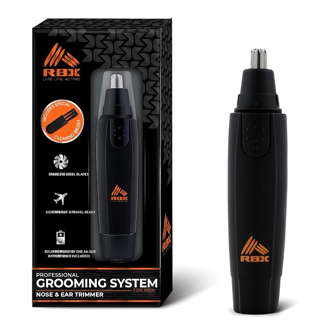 RBX Nose Hair Trimmer for Men Precision Ear and Nose Hair Trimmer for Men Professional Mens Grooming System