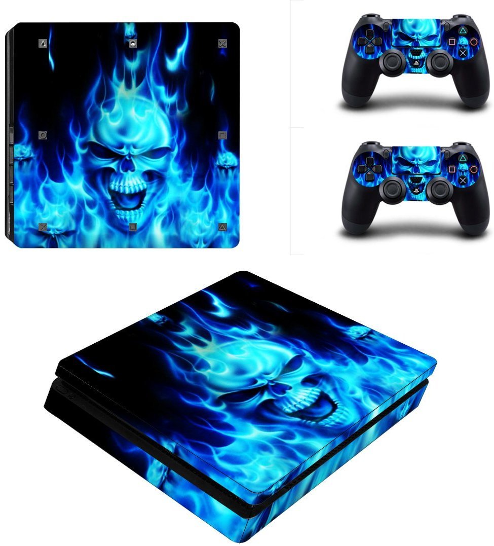 See full amazon price history chart for Elton Blue Skull Theme 3M Skin Sticker Cover for PS4 Slim Console and Controllers Elton Blue Skull Theme 3M Skin Sticker Cover for PS4 Slim Console and Controllers (B06XJJYCBZ) Amazon Price History, Amazon Price Tracker