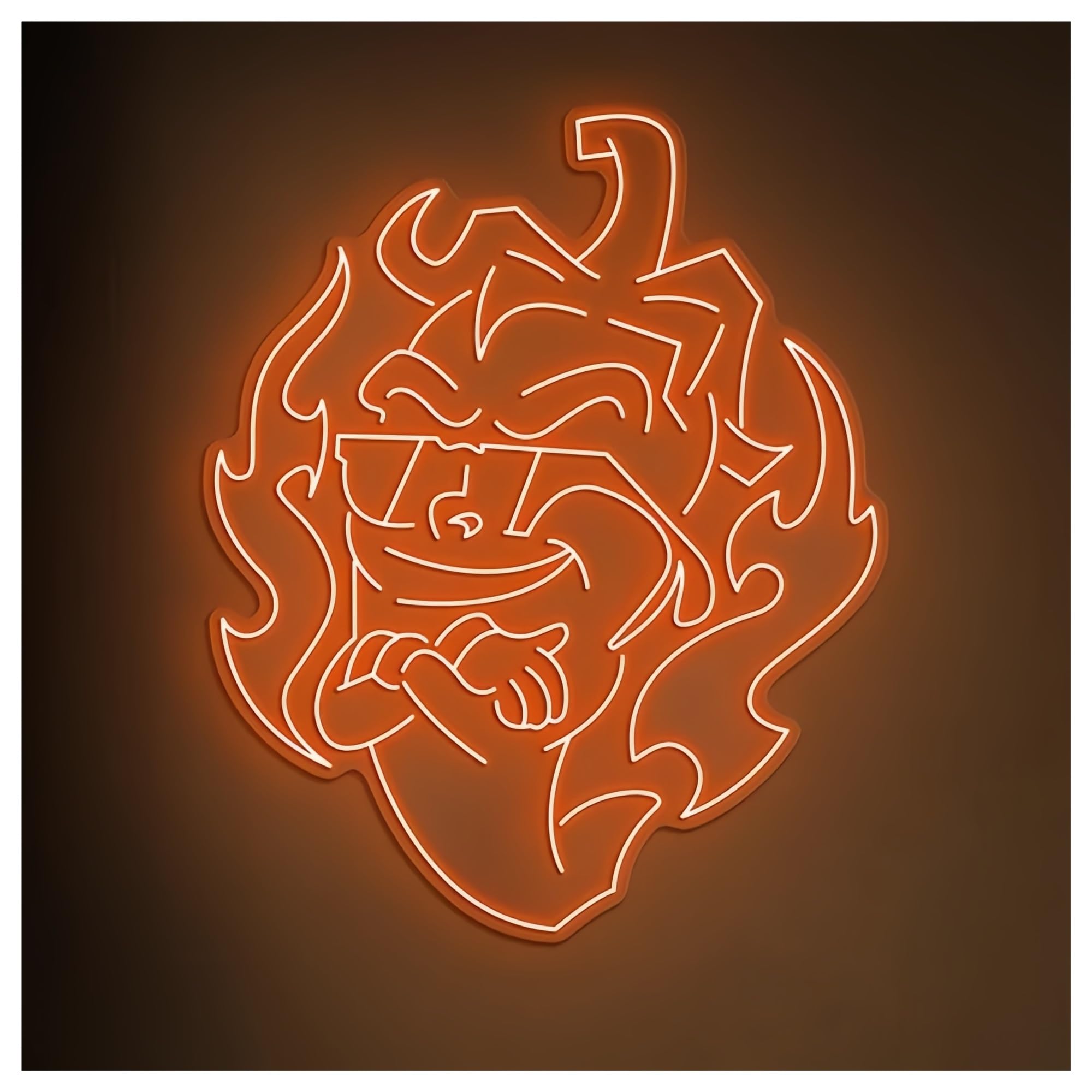 SHOUXI Sign Lamp Pepper Neon Sign Chili Sign Suitable for Bistro Restaurants Wall Decor Food Store Art Decoration Neon Light(E,80CM)