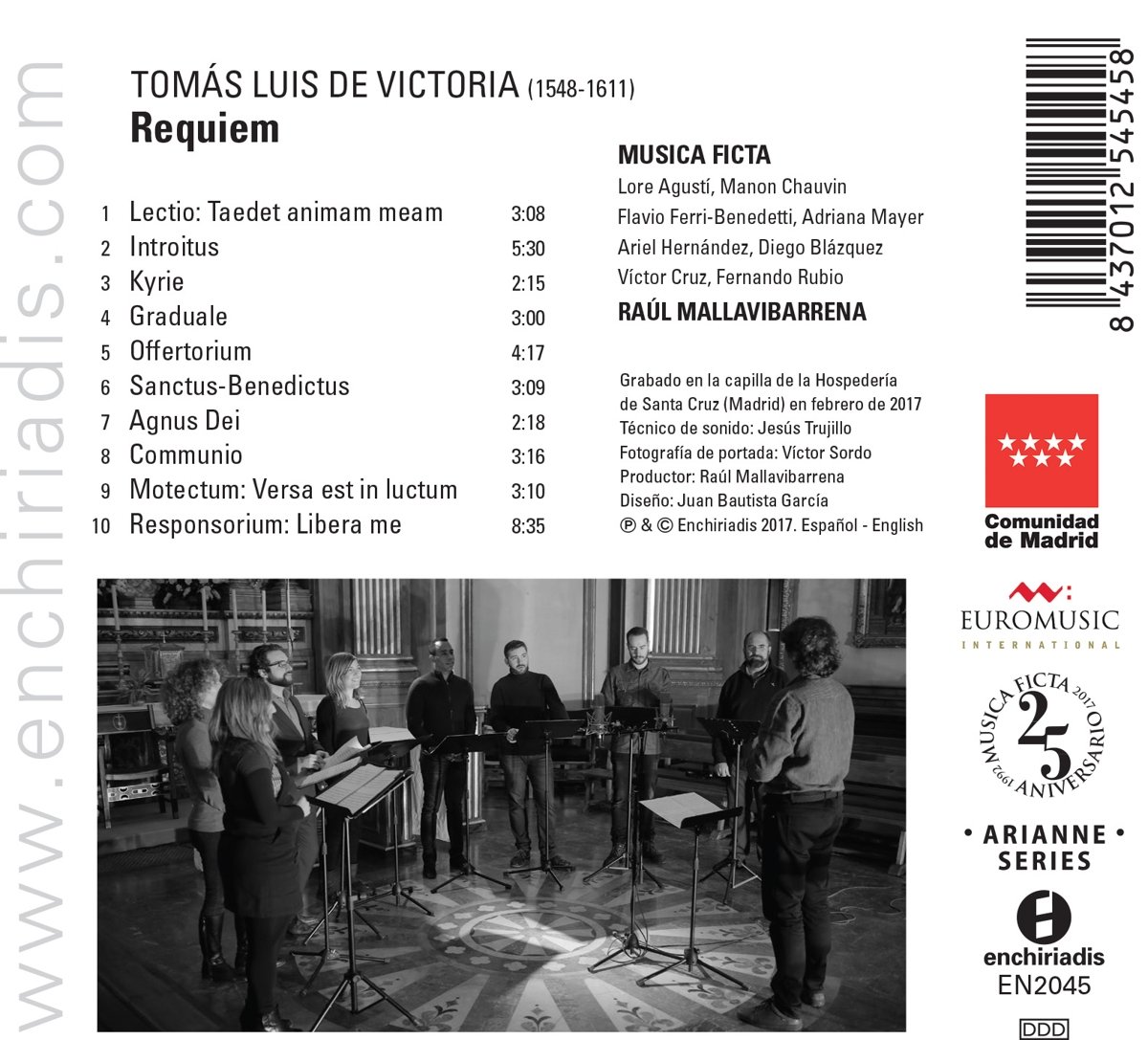 Victoria: Requiem/ M Ficta. Mallavibarrena.