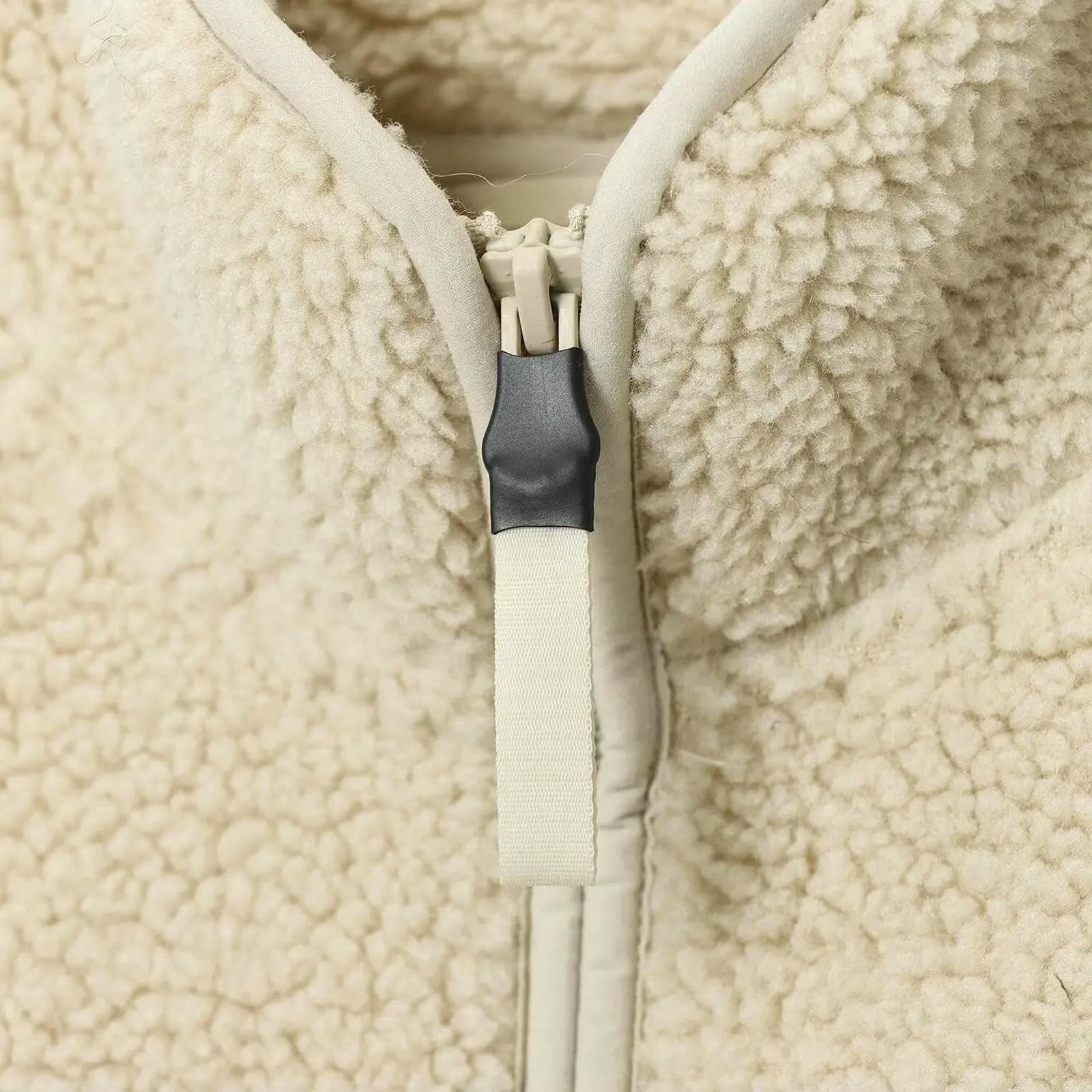 kurtka damska Sherpa Fleece Style bluza z długim rękawem sportowa bluza z kapturem na co dzień jesień zima armia zielony-m