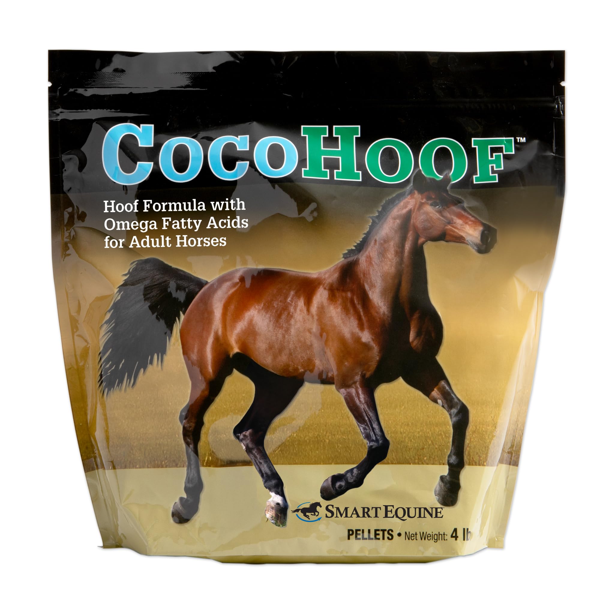 SmartEquine CocoHoof | Hoof Supplements for Horses | Biotin for Horses Hooves | Horse Vitamins and Minerals Supplement | Provides Amino Acids, Fatty