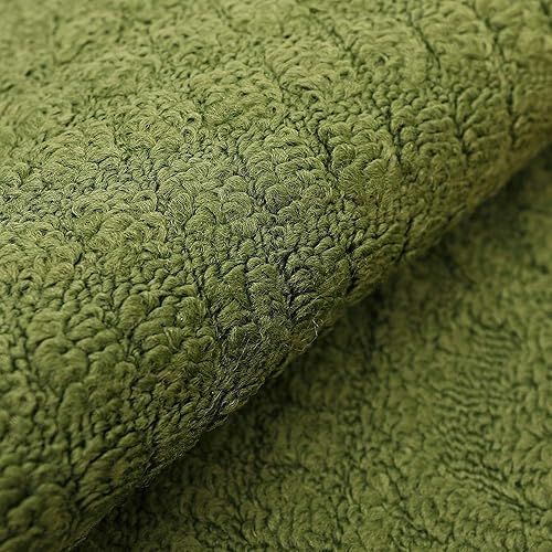 Miniatura 3 de Tapetes de cocina antifatiga hechos de 100 % polipropileno, semirredondos, antideslizantes, lavables a máquina, 2 piezas