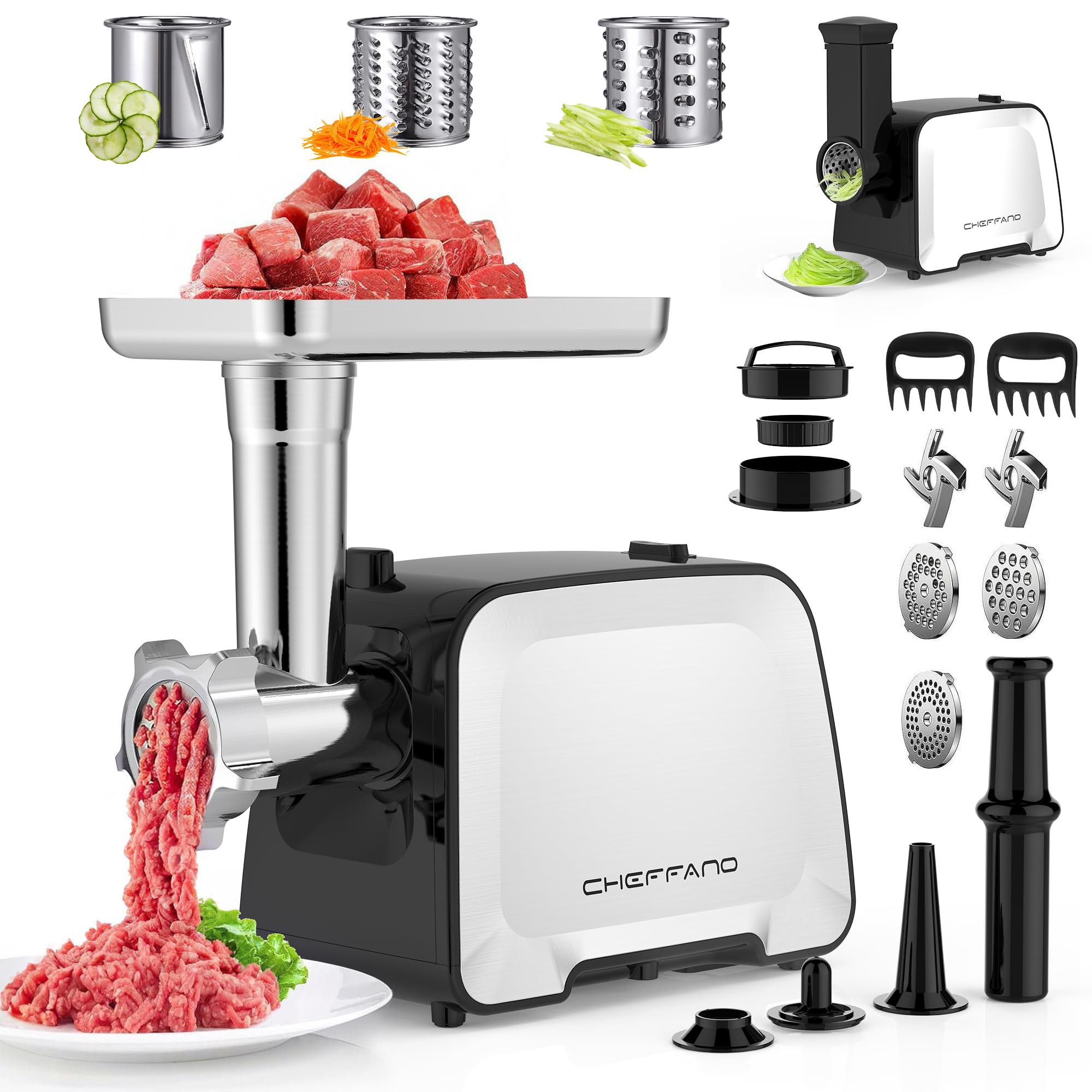 CHEFFANO Life Electric Meat Grinder