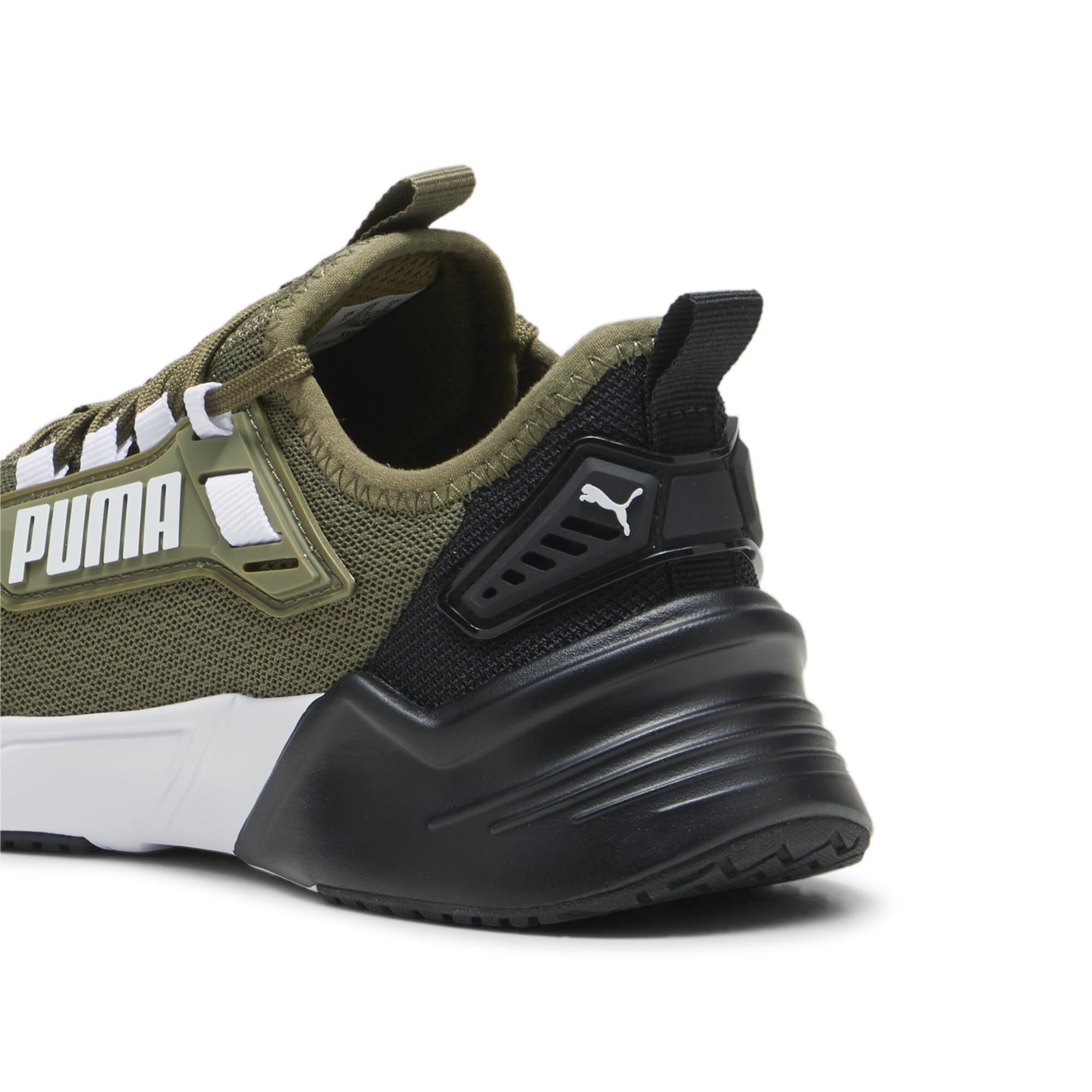 PUMA Młodzieżowe buty do biegania unisex Retaliate 3 czarne - UK 3