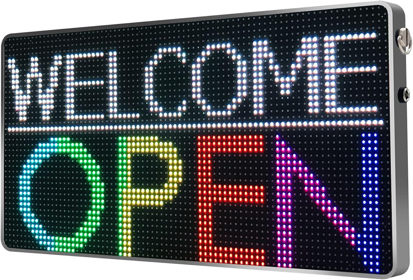 LED Sign P4 Indoor full Color Programmable Scrolling Message Display 12
