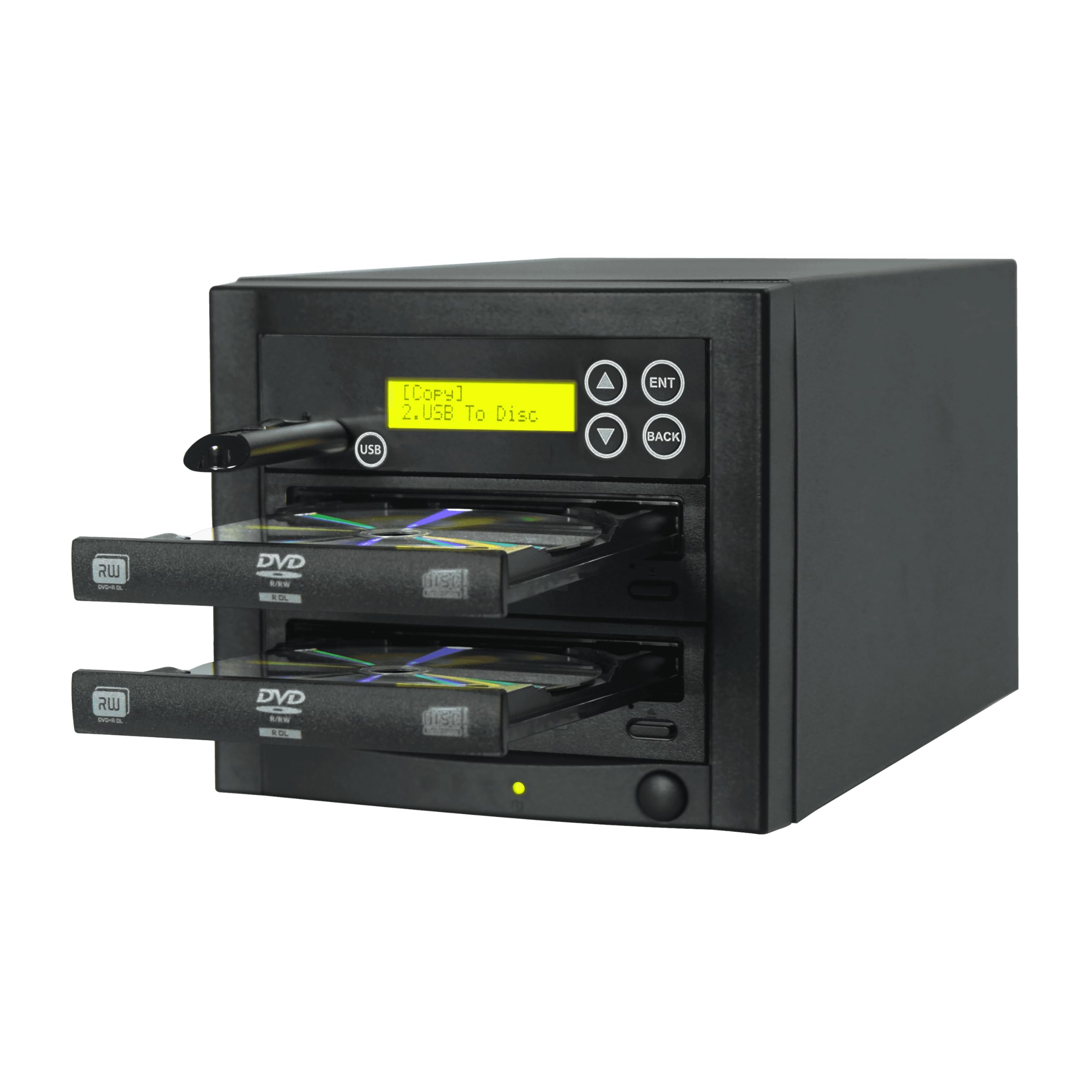 EZ DUPE Media Maven-Duplizierer – 1:1 Flash Media (USB) & Disc (DVD/CD)-Kopierer