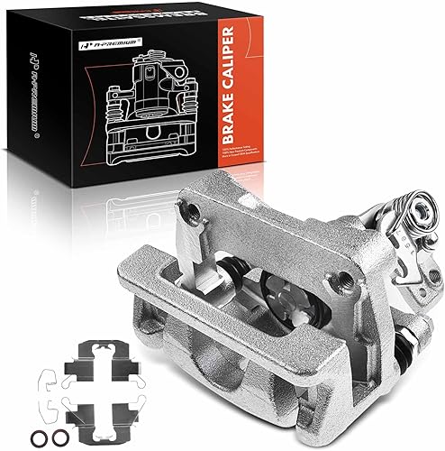 A-Premium Conjunto de pinza de freno de disco con soporte compatible con modelos seleccionados de Mazda - CX-3 2016-2018, L4 2.0L, Sport Utility -