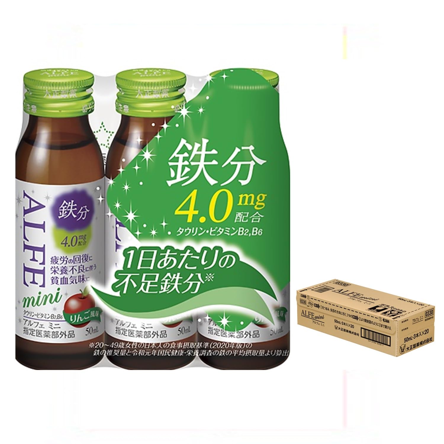 Amazon | 【指定医薬部外品】アルフェミニ 50mL×3本×20 大正製薬