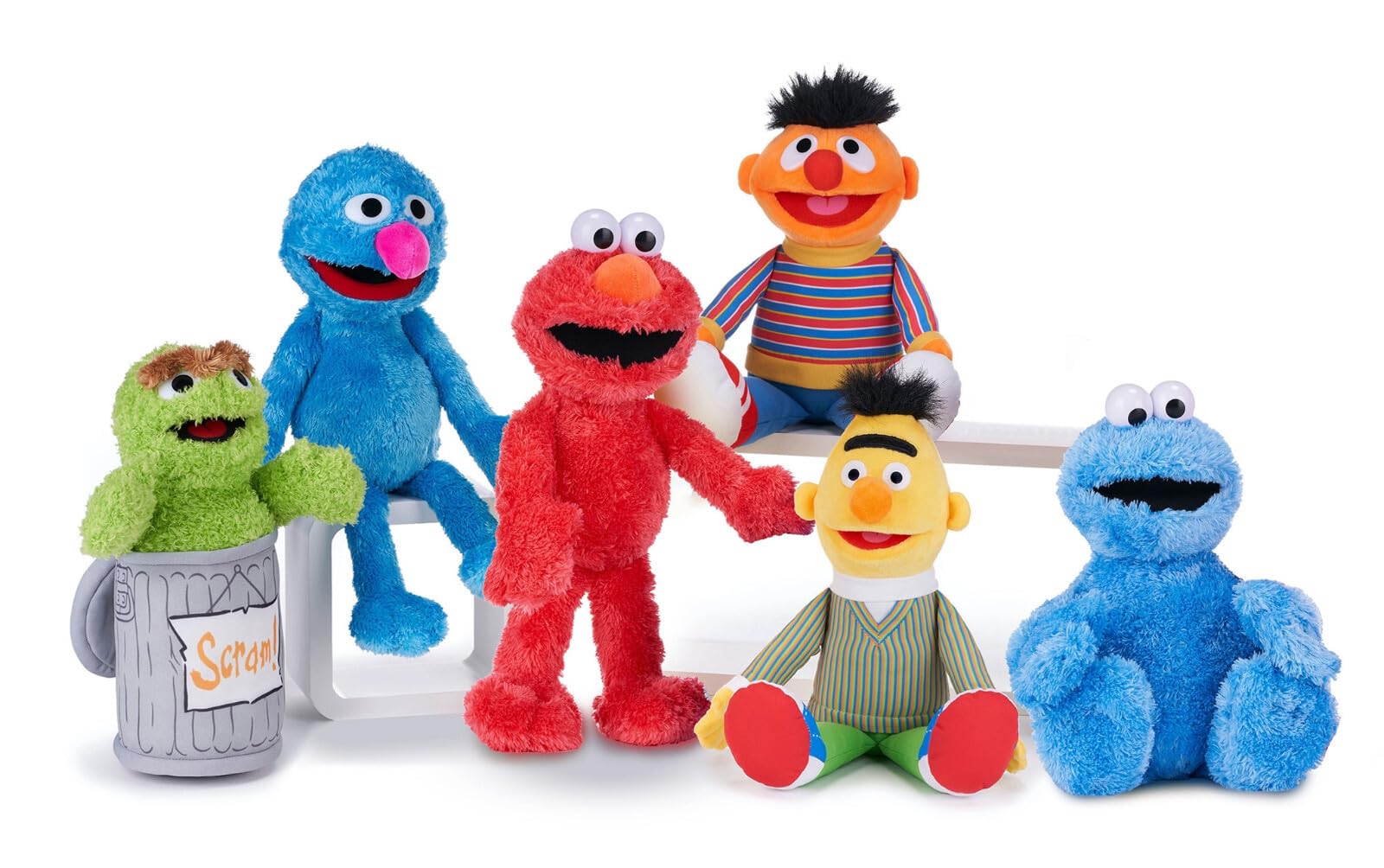 SUPERBE ANCIENNE PELUCHE figurine sesame street 1 rue sésame Ernest