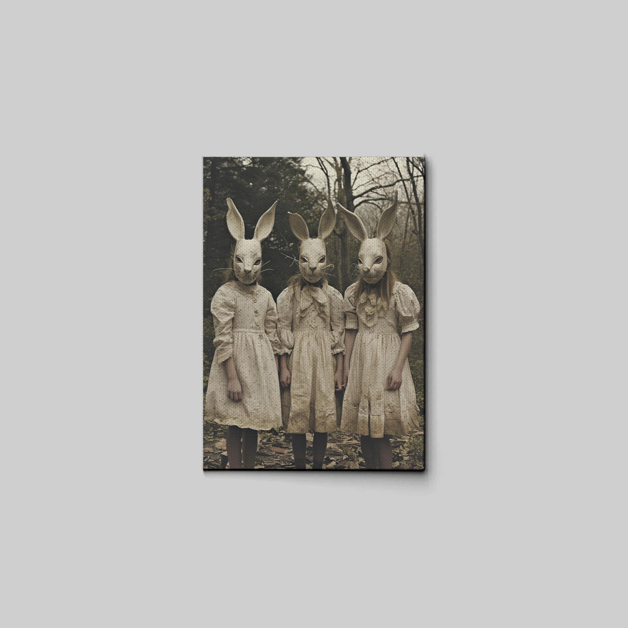 Amazon.com: The Bunny Cult, Occult Decor, Witchcraft Art, Framed