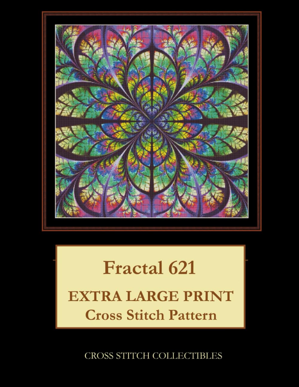 Fractal 621: Extra Large Print Cross Stitch Pattern