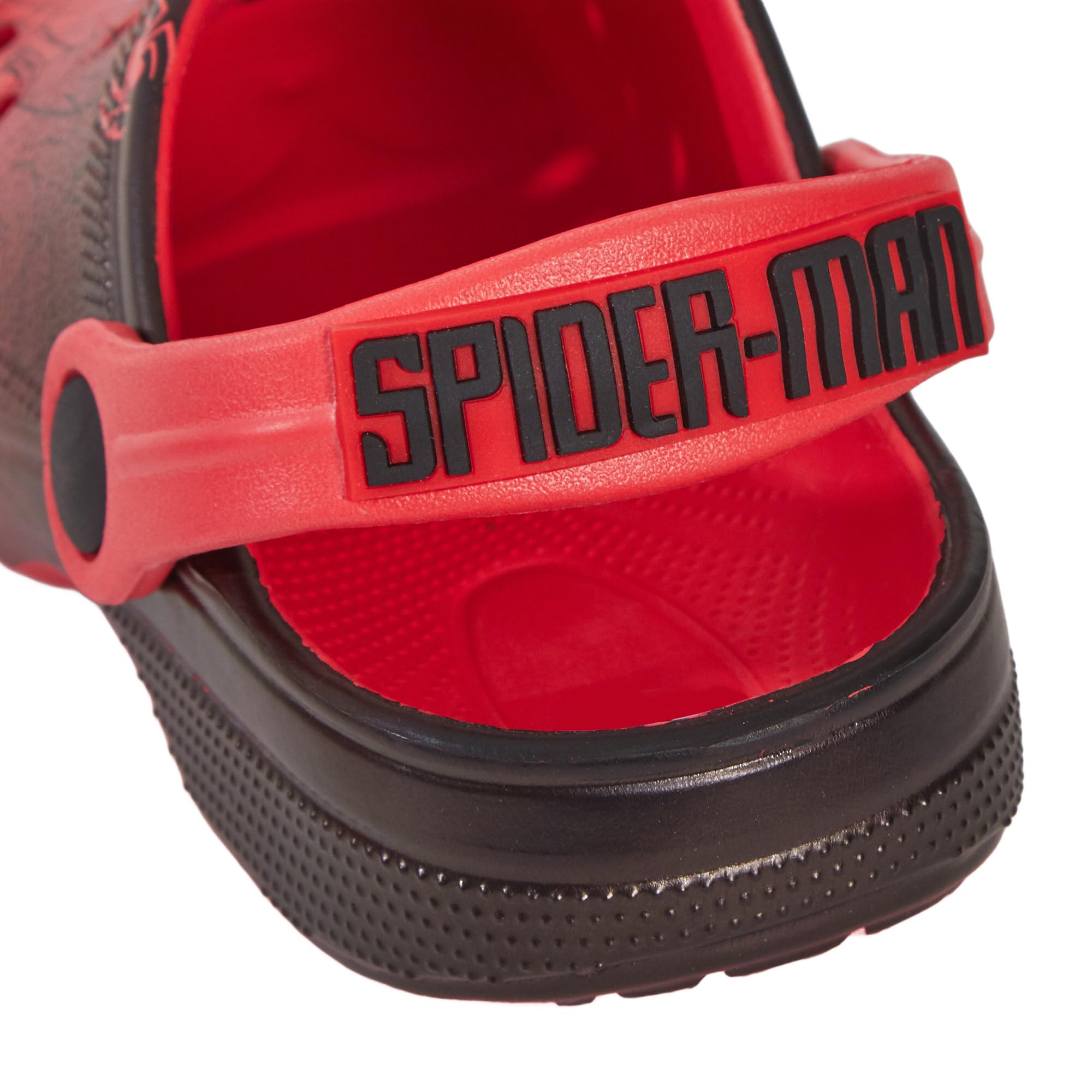 Enfants Spidey et Ses Incroyables Amis Spiderman Sabots Sandales avec Breloques Badges curseurs d'été avec Bride à la Cheville Chaussures de Plage