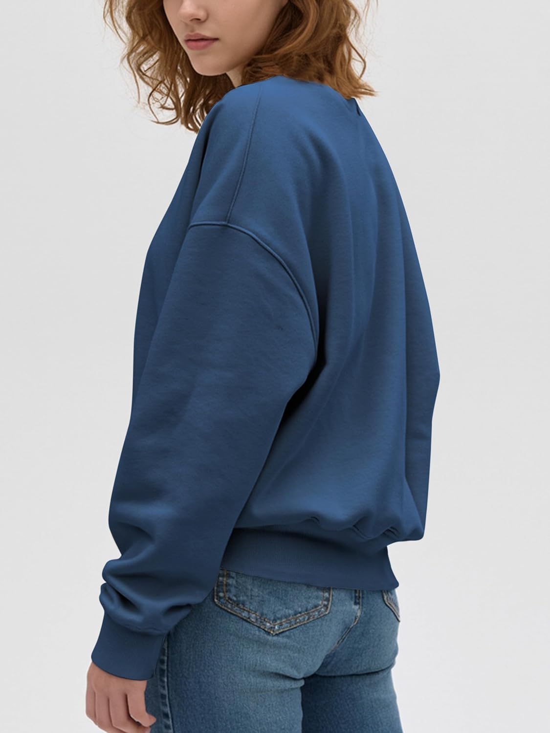 Mama Sweatshirt for Women Crewneck Casual Oversized Pullover Long Sleeve Tops Sweater Gift for New Mom - Image 5