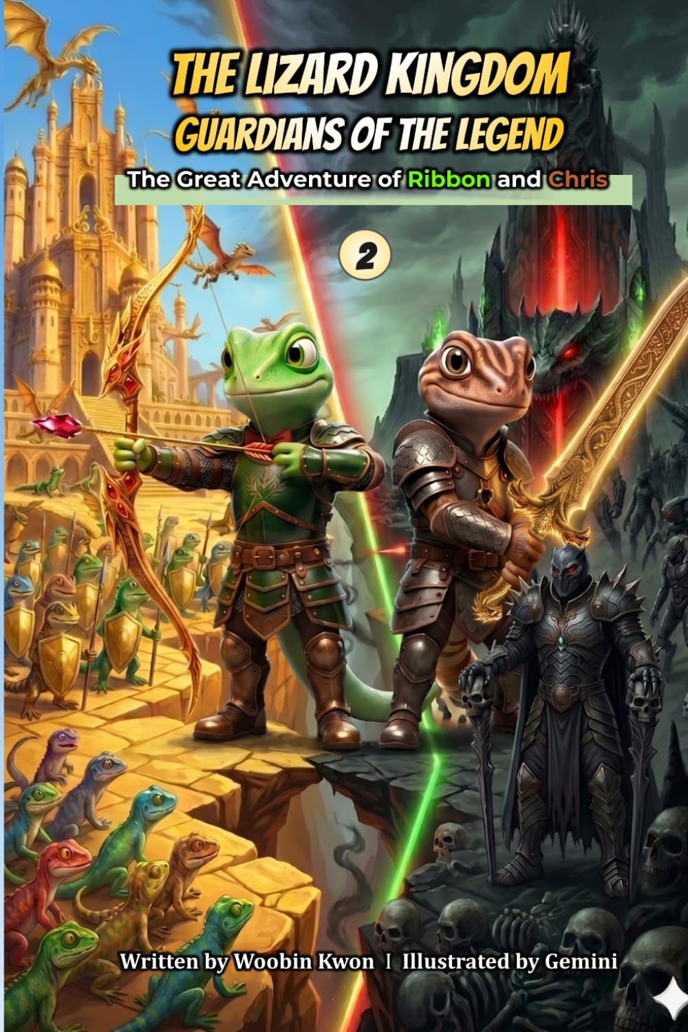 The Lizard Kingdom : Guardians of the Legend: The Great Adventure of Ribbon and Chris 2 (The Lizard Kingdom Chronicles)
