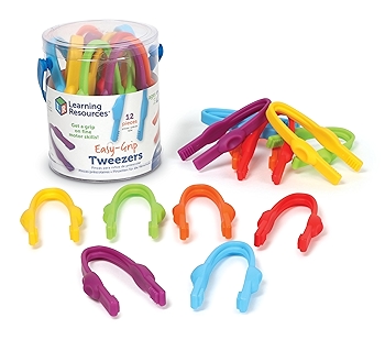 Learning Resources Easy-Grip Tweezers for Preschool Activities