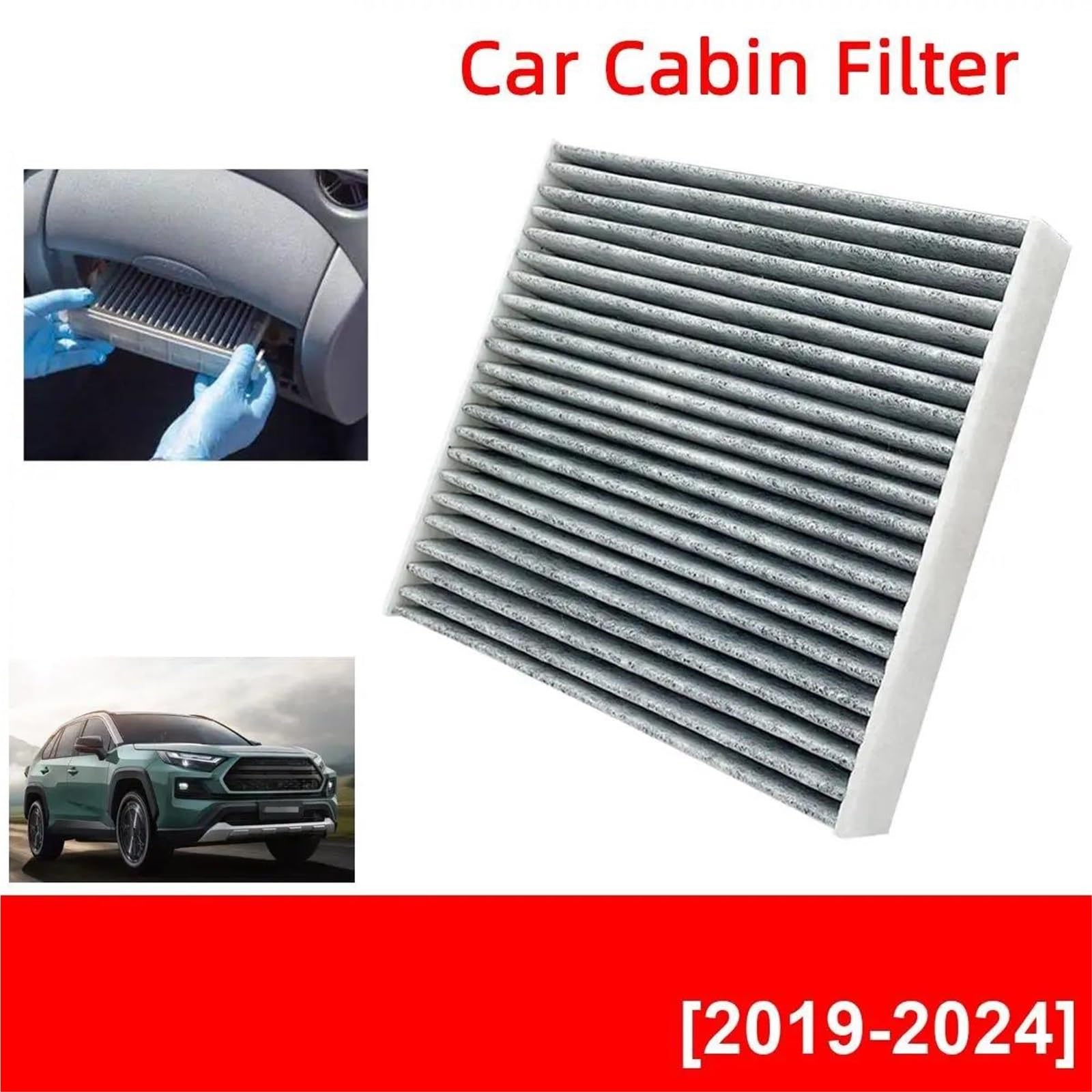 Parti di automobili Per Toyota RAV4 2019-2024 Filtro Aria Abitacolo Carbone Attivo CF12157 87139-0E040 87139-0R030 87139-26010 Accessori Auto