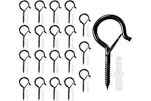 20 Pack Tea Cup Hooks, Heavy Duty Eye Hooks for Hanging