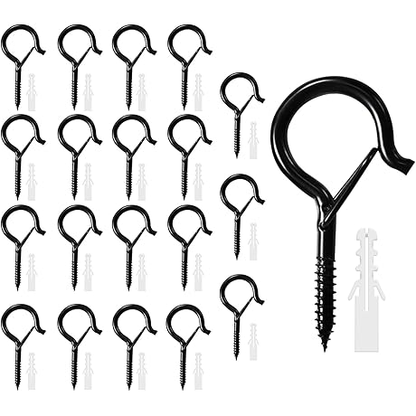 20 Pack Tea Cup Hooks, Heavy Duty Eye Hooks for Hanging