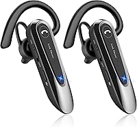 Vista 9 de Link Dream Auricular Bluetooth inalámbrico CVC8.0 para teléfono celular, micrófono dual, cancelación de ruido, teléfono con llave de silencio 20H