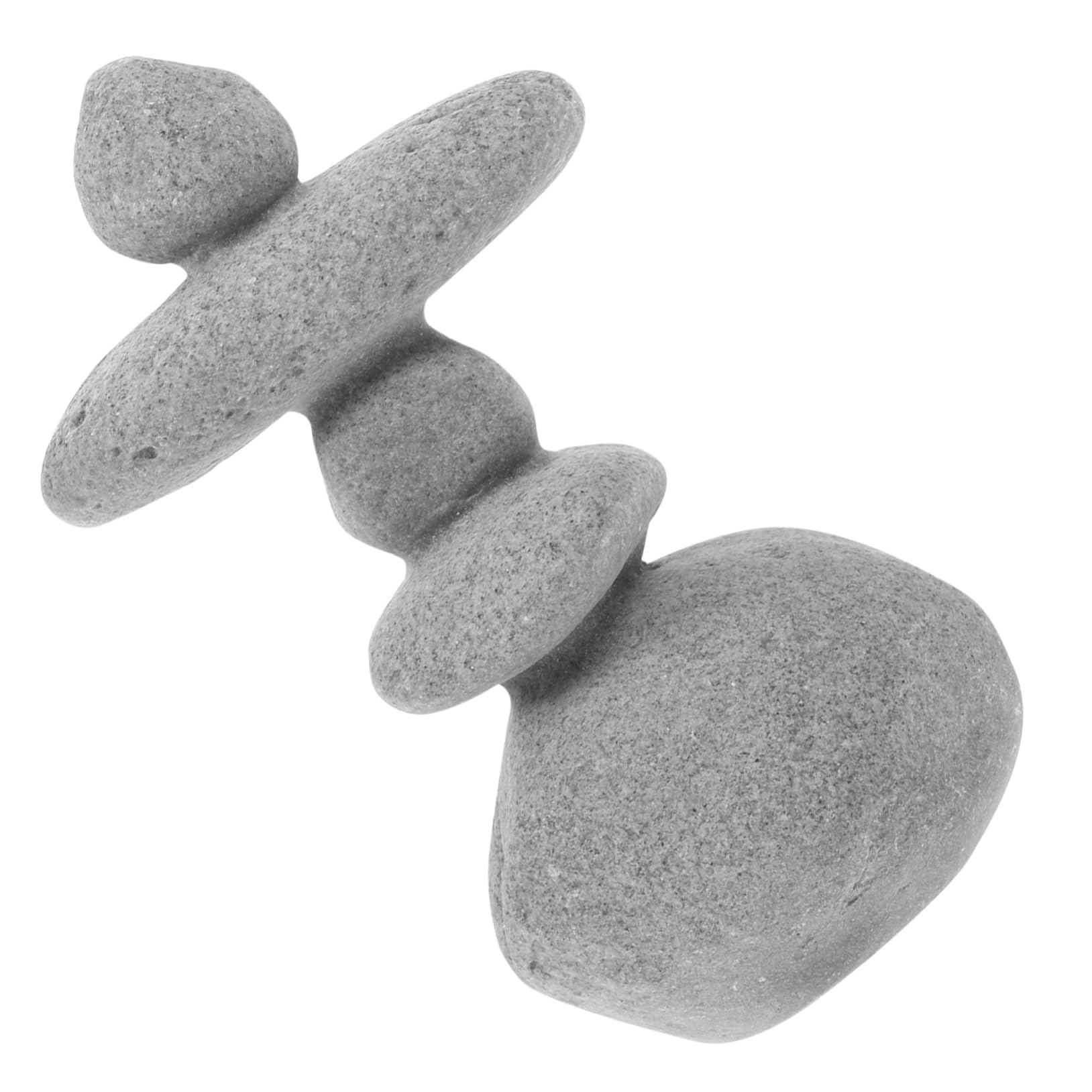 Amazon.co.jp: DECHOUS 石積み石の装飾品 天然選別石 ケルンの積み上げ