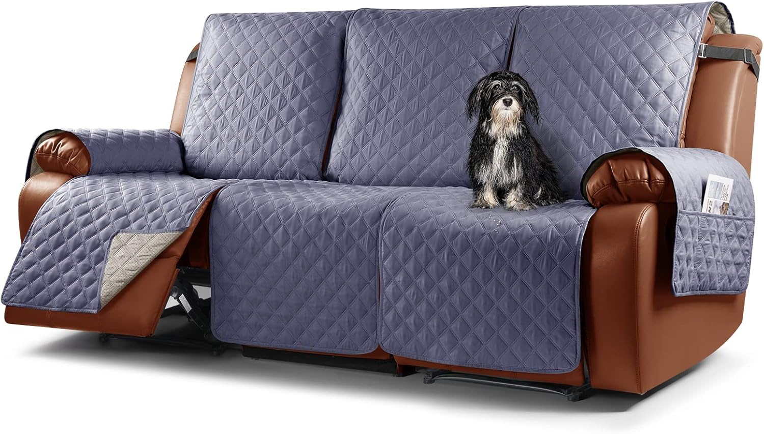 TAOCOCO Recliner Couch Covers,3 Seater Recliner Covers,Waterproof Recliner Covers,Non Slip