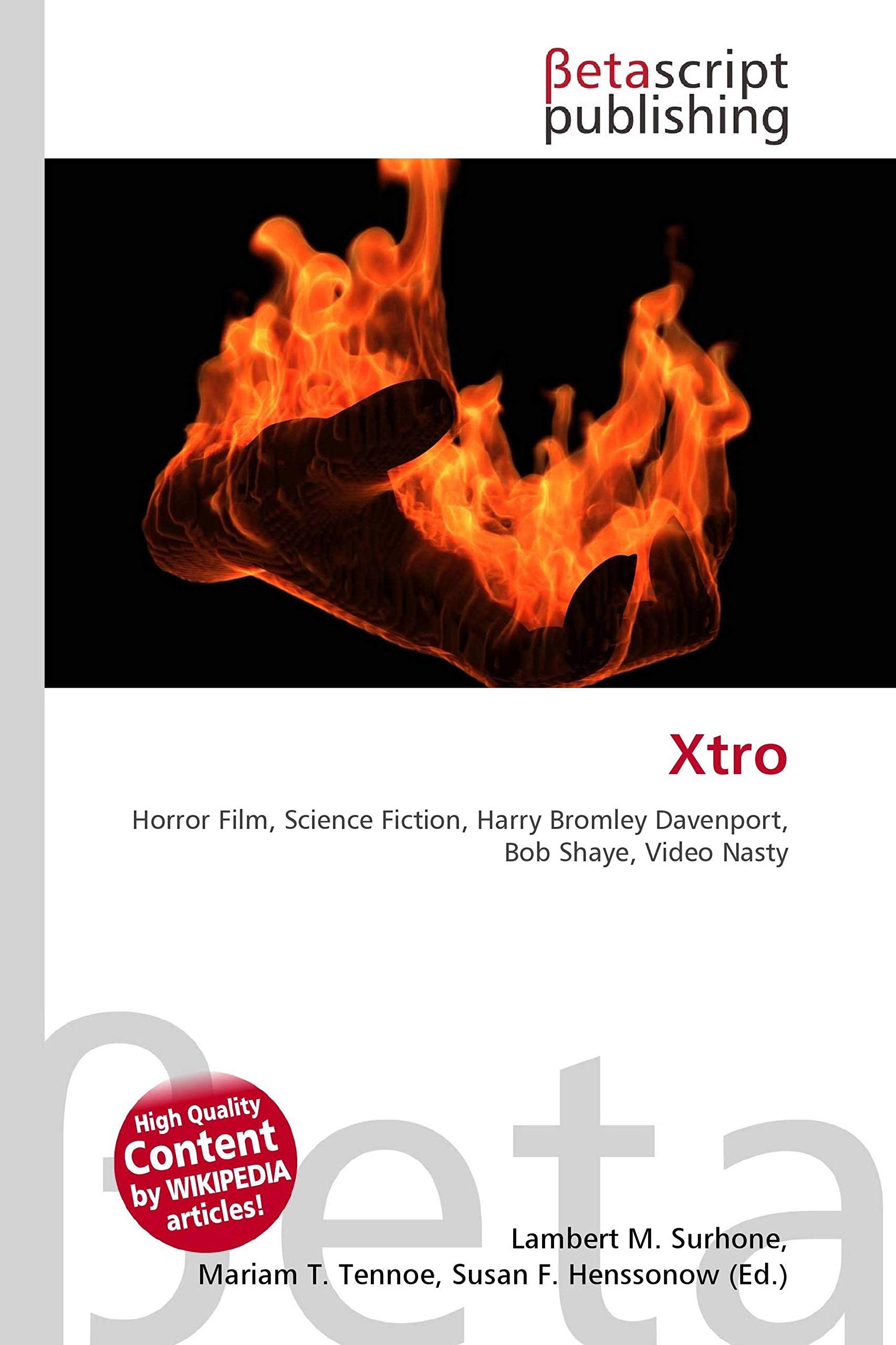 Xtro: Horror Film, Science Fiction, Harry Bromley Davenport, Bob Shaye, Video Nasty