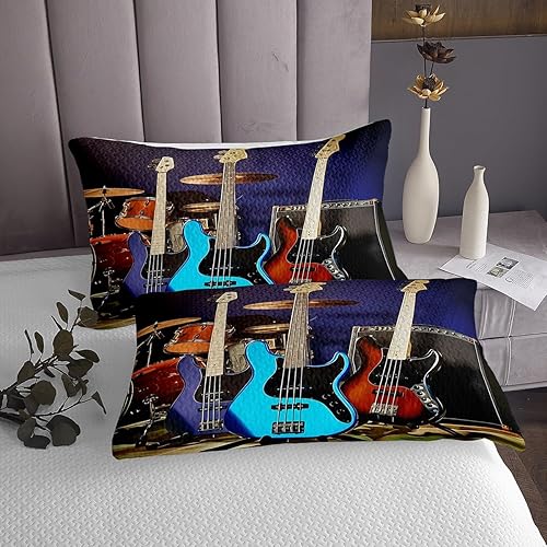 Miniatura 9 de Feelyou Colchas con estampado de piel de vaca, tamaño King, colcha acolchada de piel de vaca rústica para decoración de cabaña, juego de edredón con