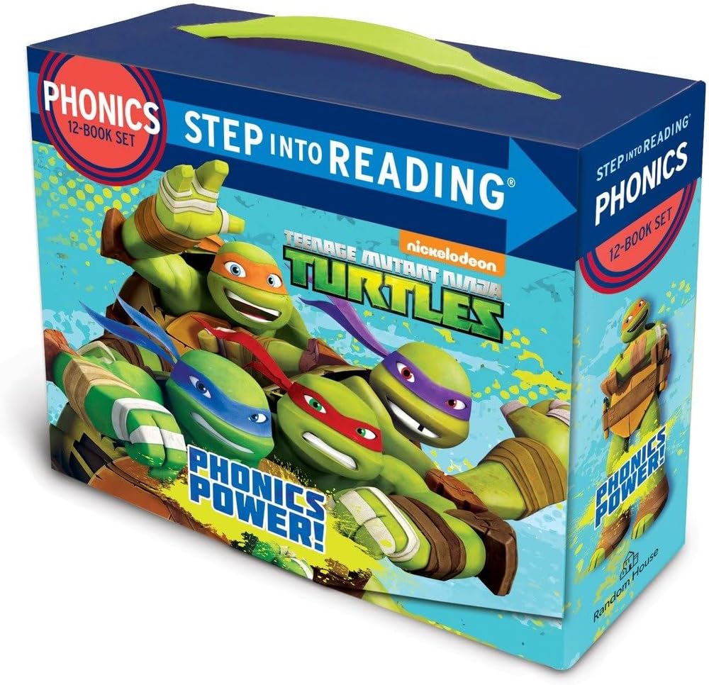 Phonics Power! (Teenage Mutant Ninja Turtles): 12 Step into Reading Books (Step into Reading Boxed Set)