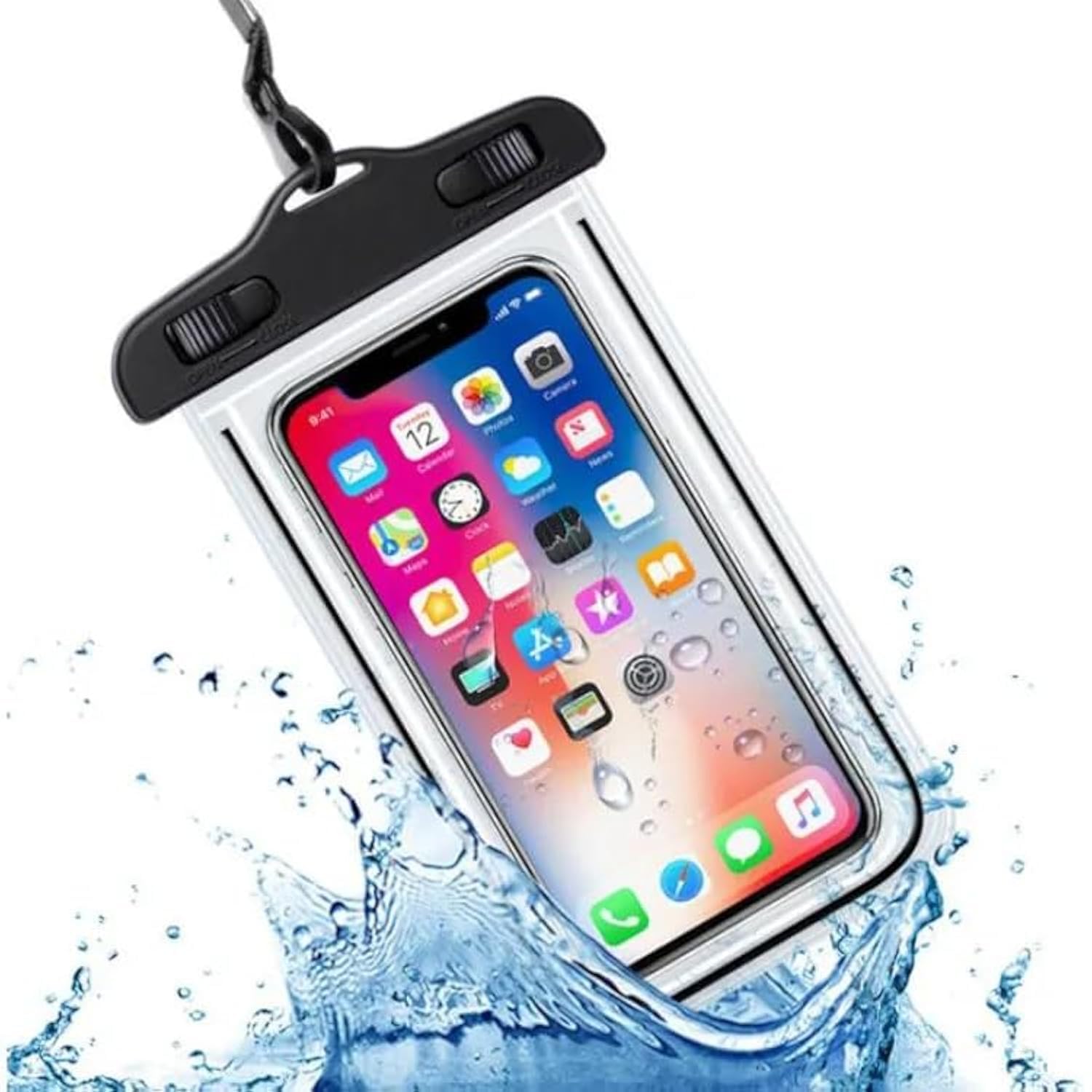 VEROX Universal Waterproof Mobile Phone Plastic Cover Pouch - Protects Your Phone in Rain, Swimming Pool, and Beach - Random Multi-Color (B0C7C74VH3) Amazon Price History, Amazon Price Tracker