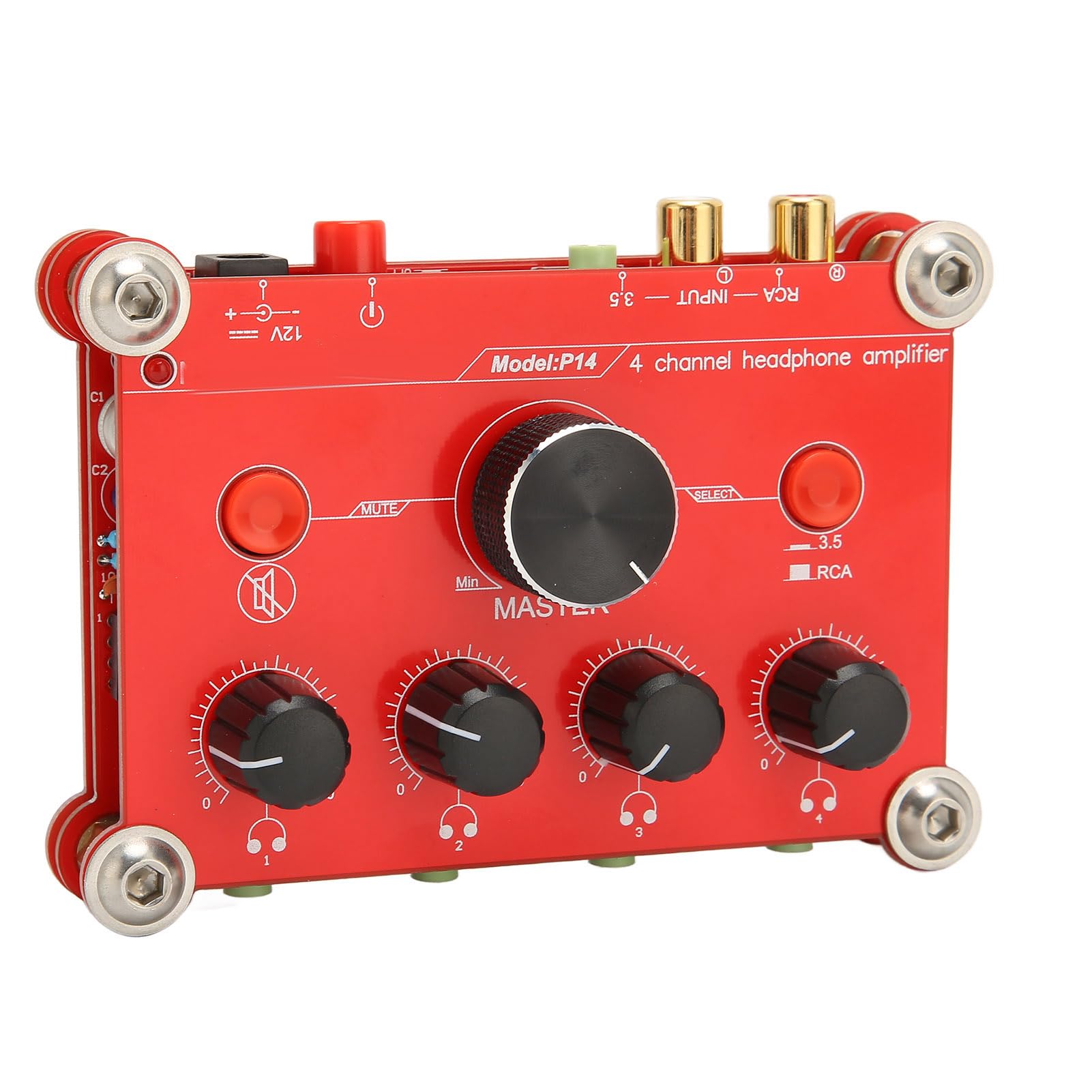 Amplificateur de Casque à 4 canaux, Module Audio indépendant de contrôle du Volume