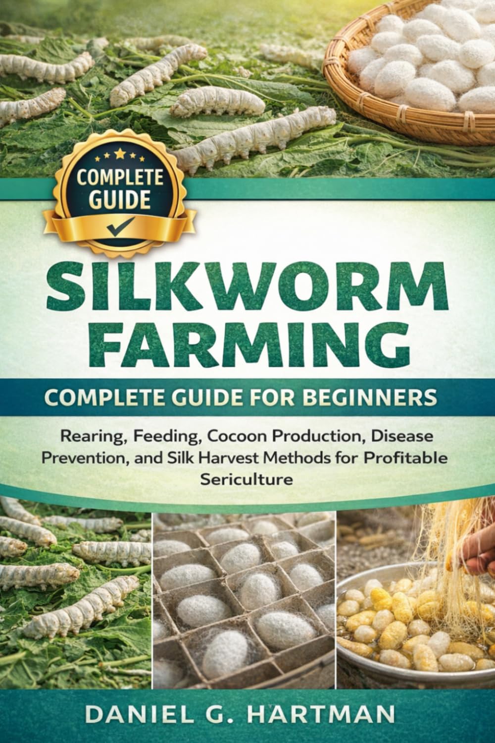 Silkworm Farming Complete Guide for Beginners: Rearing, Feeding, Cocoon Production, Disease Prevention, and Silk Harvest Methods for Profitable Sericulture