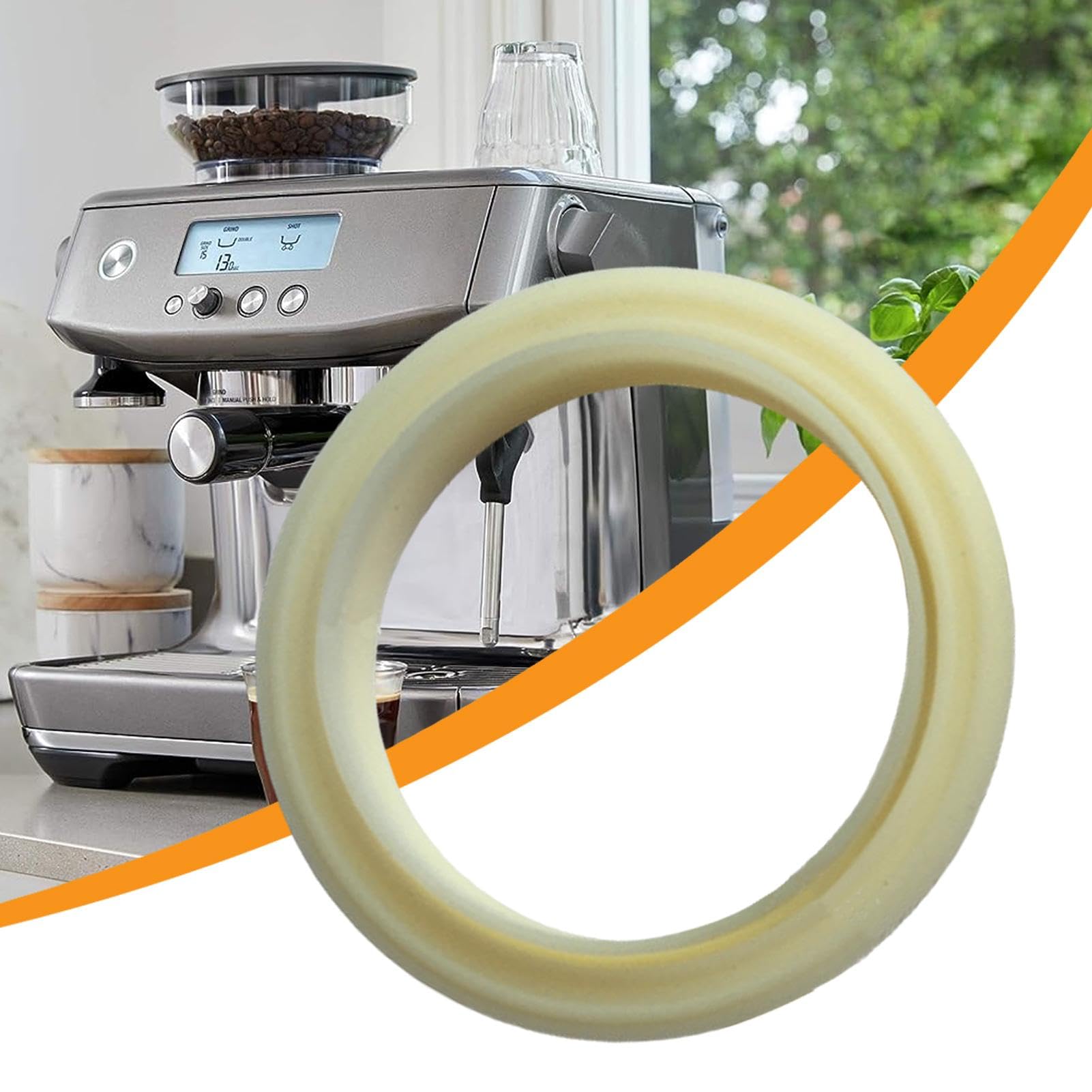 Guarnizione vapore macchina per caffè espresso, sostituzione guarnizione macchina per caffè espresso - Anello per vapore con guarnizione resistente alle alte temperature da 2 pezzi da 54 mm - Guarnizi