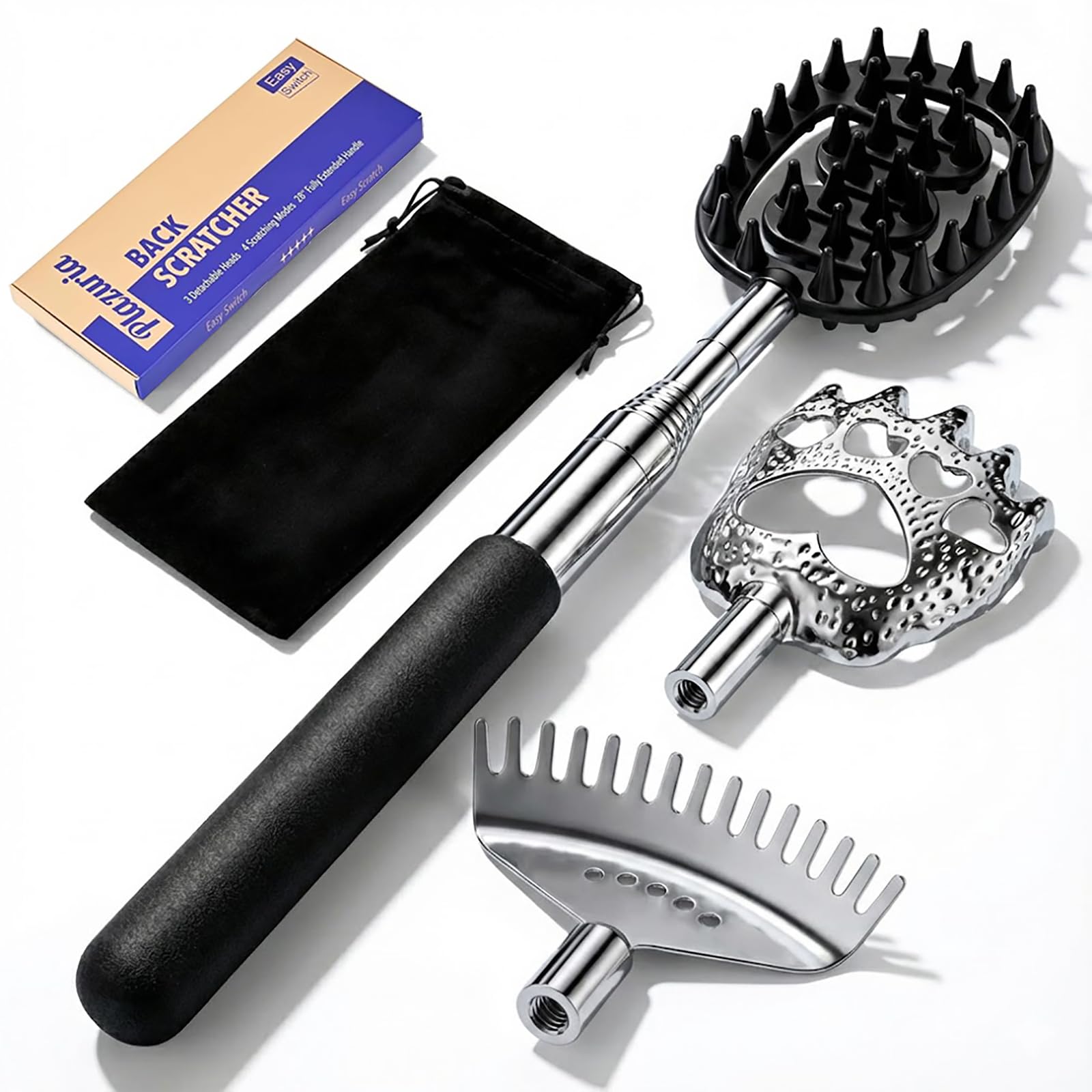 Plazuria Rascador de espalda para hombre, rascador de Espalda, regalo único para hombres, el mejor rascador de espalda, regalo para el día de San Valentín para él