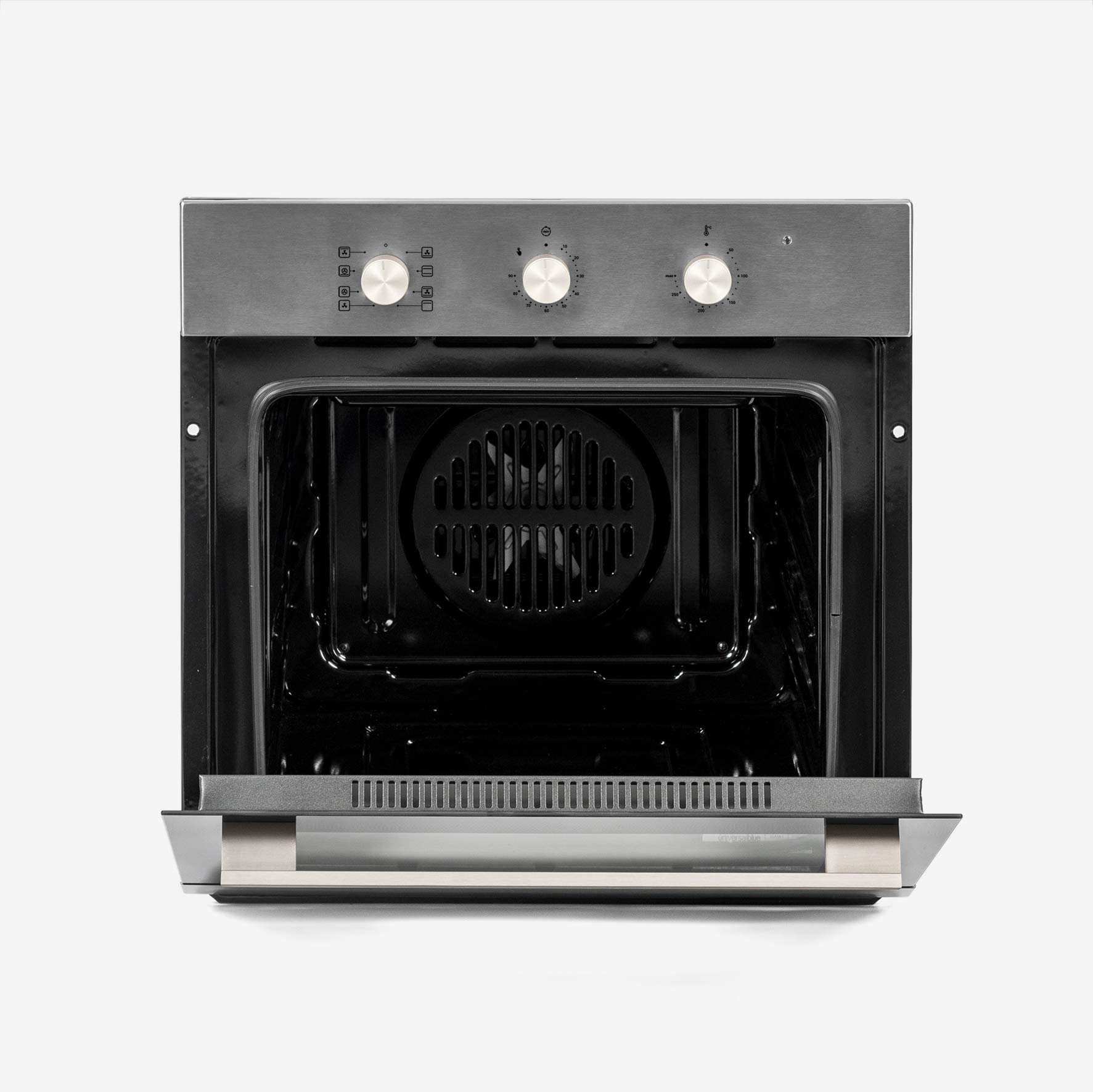 UNIVERSALBLUE Horno Multifunción INOX | Capacidad 66 L | Clasificación Energética A+ | 3300 W |Temporizador | 5 Modos | Doble Cristal