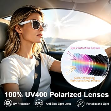 AI Smart Glasses for Women and Men, Bluetooth Translation Glasses
