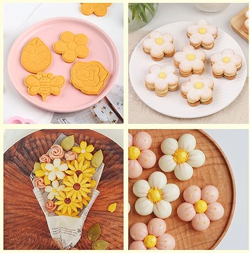 Miniatura 6 de Lindos moldes de silicona de dibujos animados, moldes de hojas de abeja, moldes de caramelo, moldes de azúcar glaseado, herramienta de hornear de