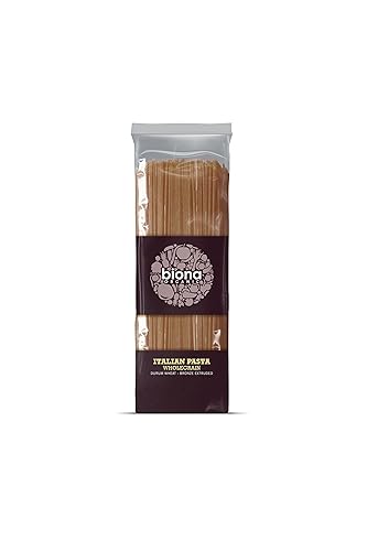 Biona Organic Bio Vollkorn Spaghetti al bronzo, Vollkornnudeln, 500 g…