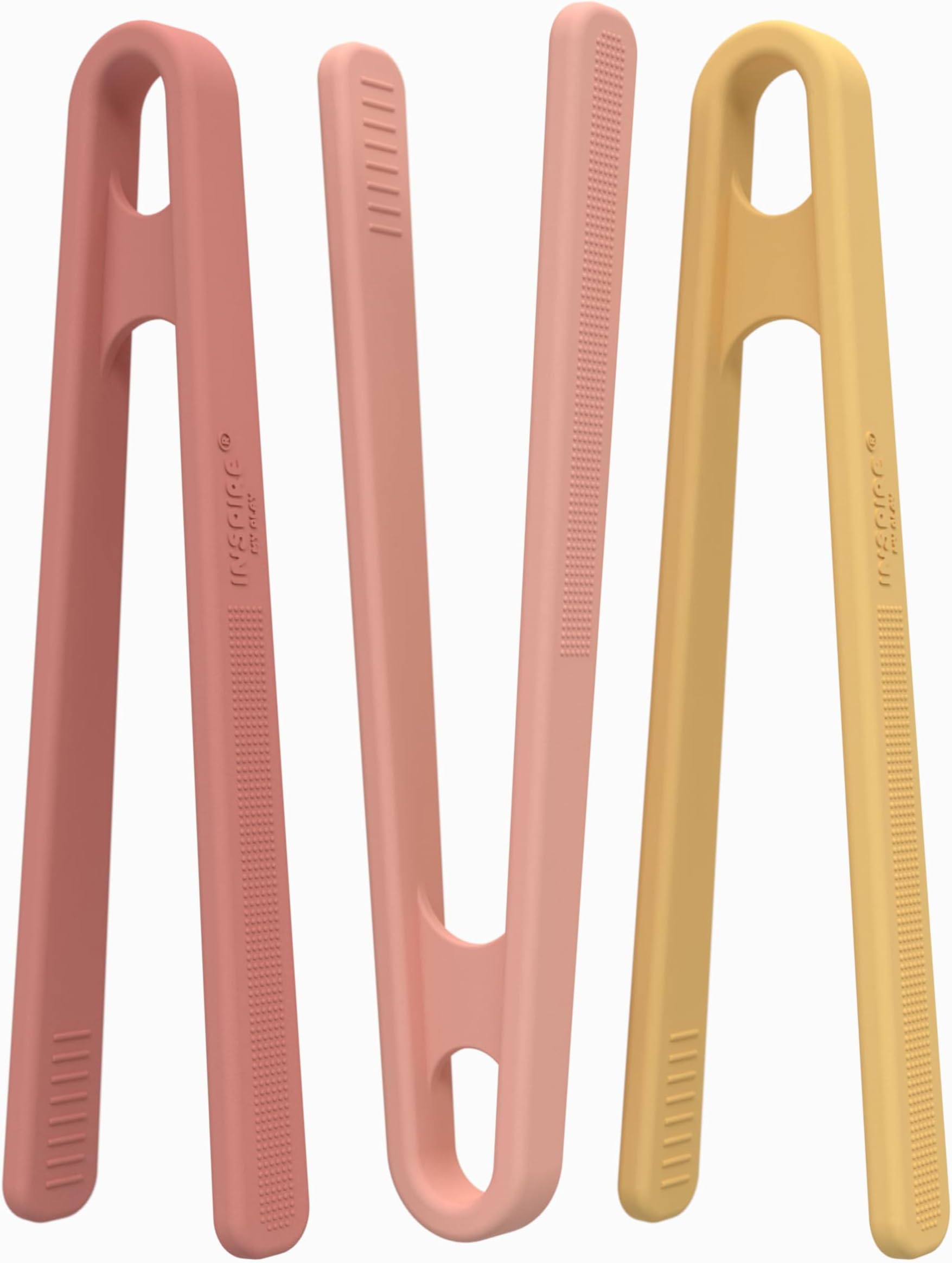 Inspire My Play 3 x Coral Kids Tweezers for Fine Motor Skills - Toy Tongs for Children - Pincer grip Toys - Sensory Toys and Accessories for Messy Play