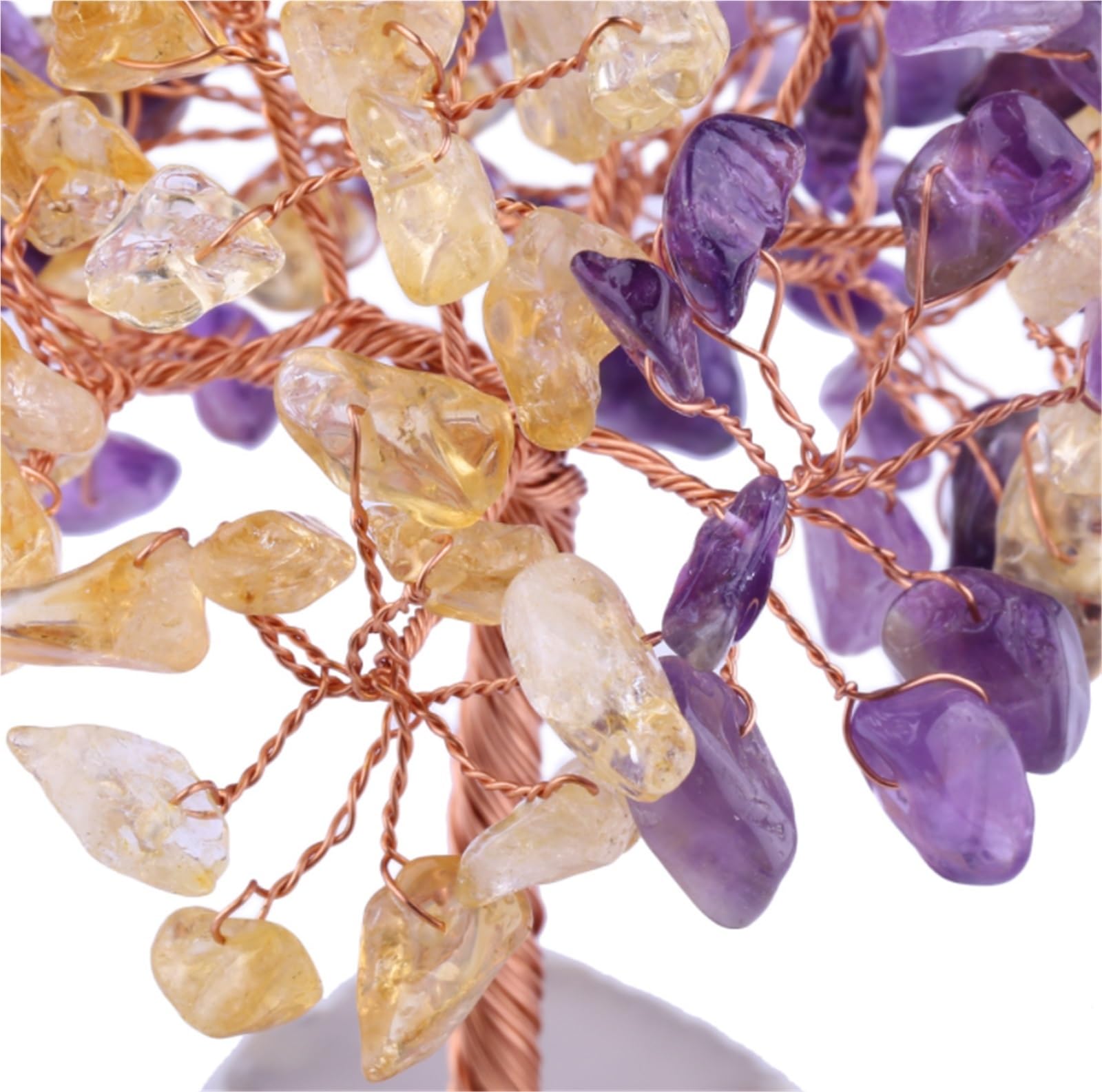 albero di cristalli, Albero di cristallo dell'albero dei soldi for la decorazione della scrivania, albero pietra for l'energia positiva, decorazioni con pietre preziose, Fengshui
