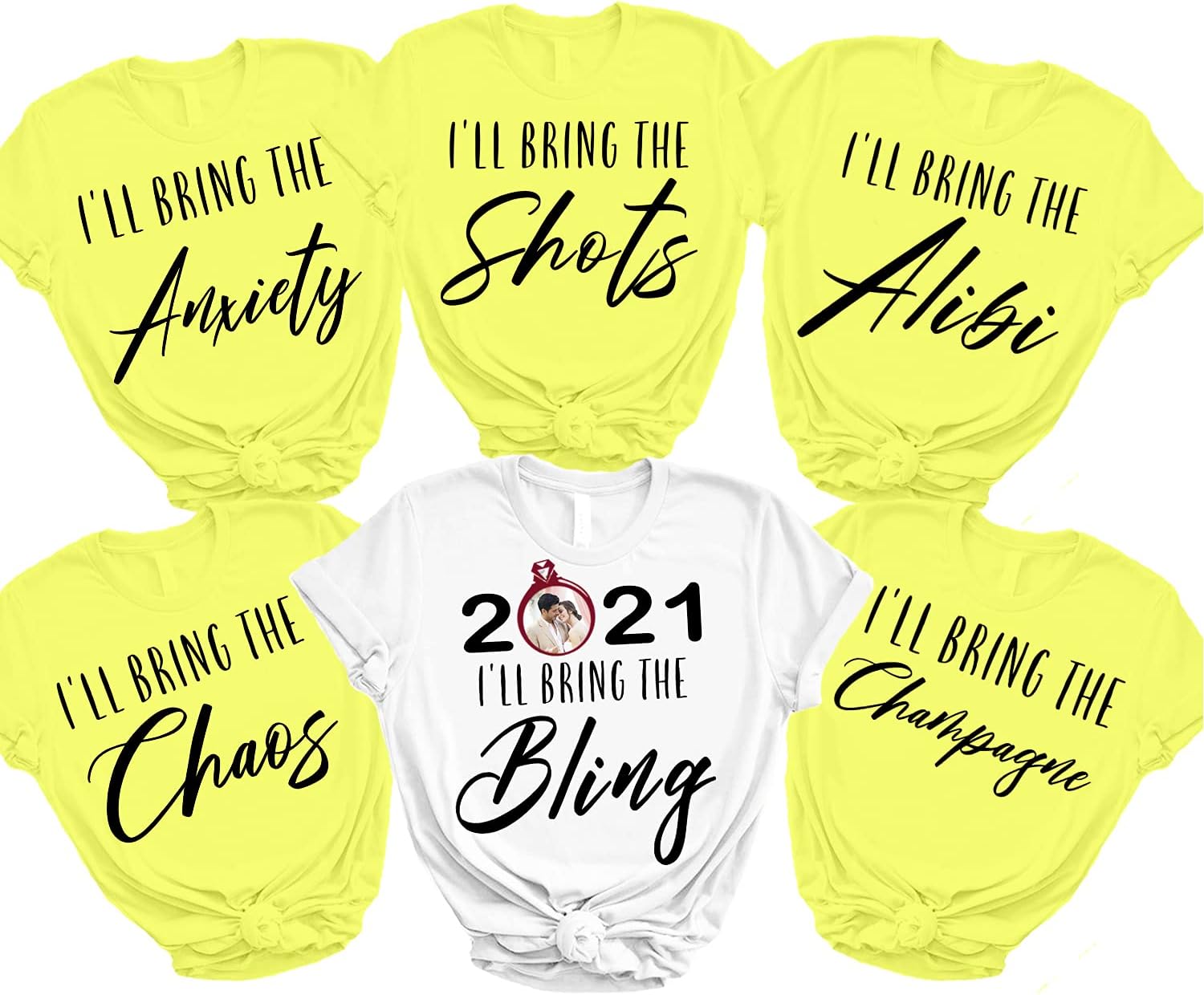 DT PODBachelorette Party Shirts, I'll Bring The Shirts, Bridal Shirts Bridesmaid Bachelorette Shirt, Matching Party T-Shirts