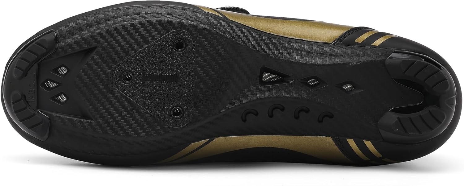 [Qwoccu] 男性と女性のためのプロ仕様のサイクリングシューズ SPD-SL/SPD対応シューズ ロードバイク MTBサイクリン