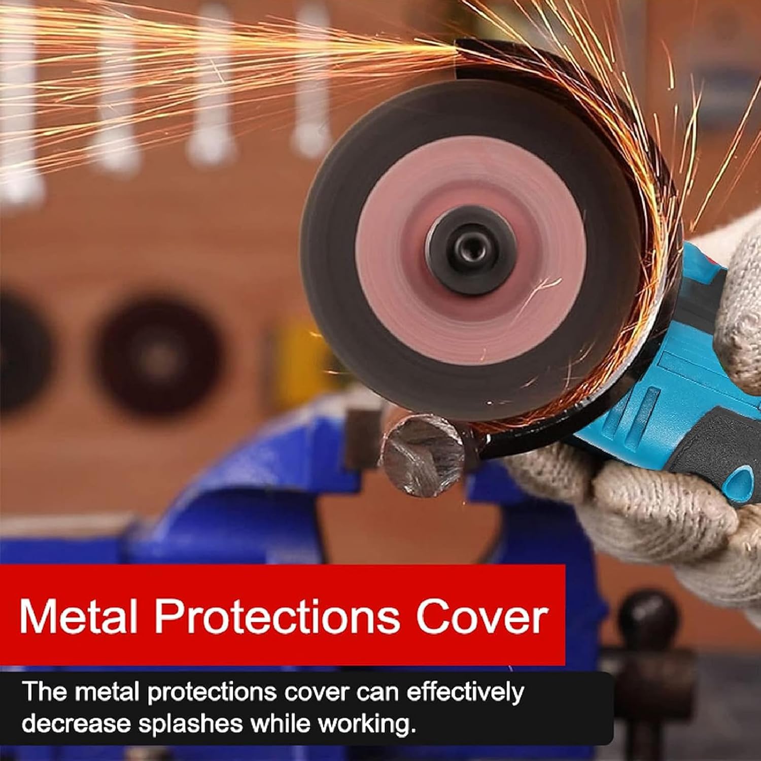 Cordless Angle Grinder, 12V Mini Angle Grinder Tool with Batteries,Wrench,Power Adapter and 2 Grinding Wheel,19500rpm Metal Grinders for Cutting, Grinding and Polishing
