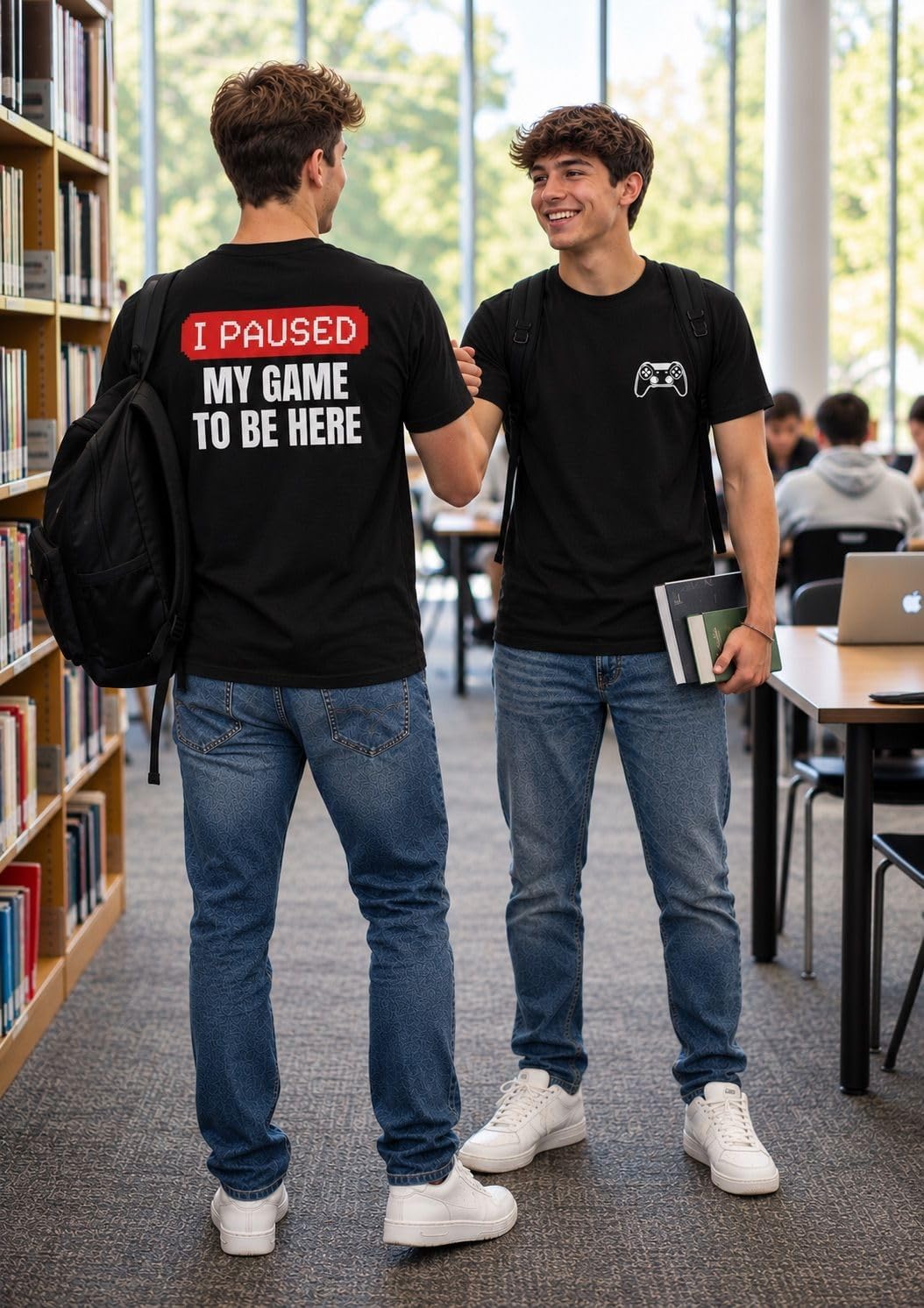 Tstars Funny Video Game Shirt Men Gamer Graphic Teens Console Player Tee image 4