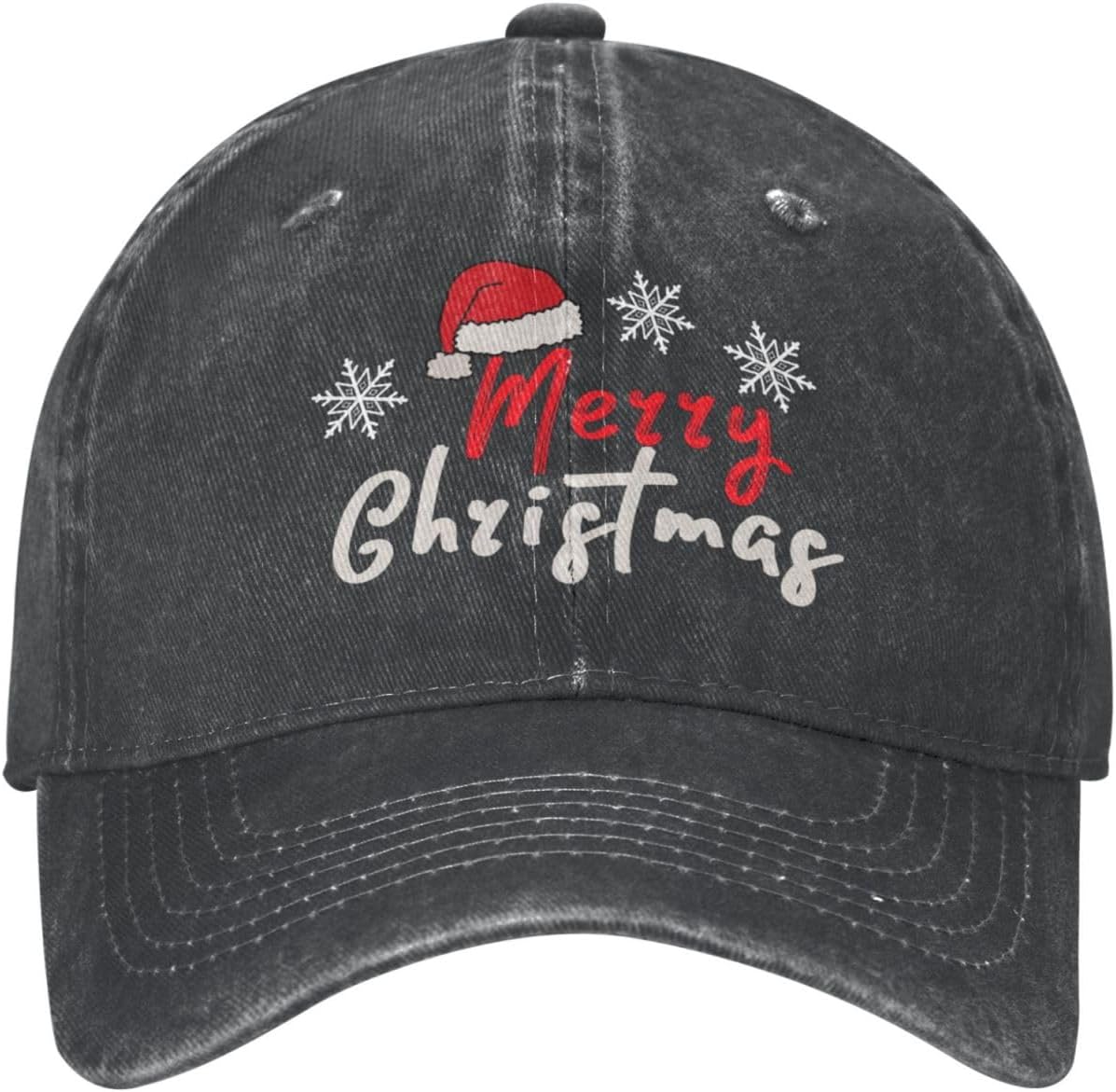 Christmas Baseball Cap for Men Women Adjustable Hat Classic Retro Cotton Hats - Image 3