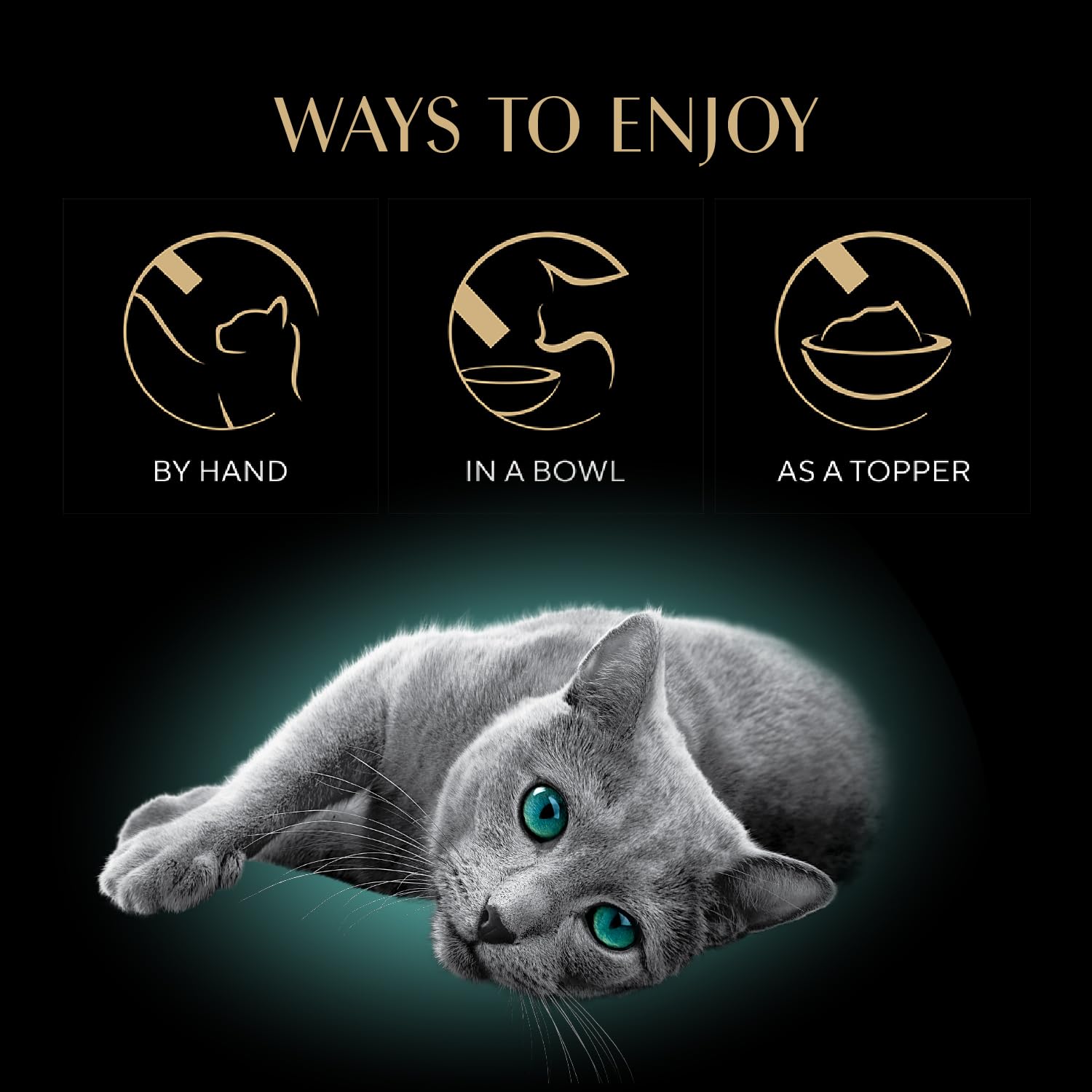 Sheba Premium Puree Cat Treats Lickable Roasted Chicken Flavor, Smoked Salmon Flavor, and Seared Tuna Flavor, 0.49 oz. Tubes, 24 Count - 3