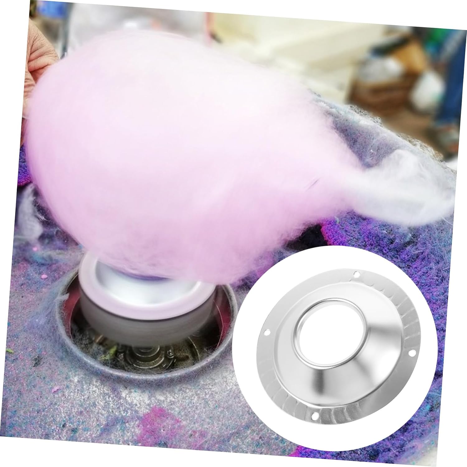 Cotton Candy Machine Cover Stainless Steel Tool for Maker Use