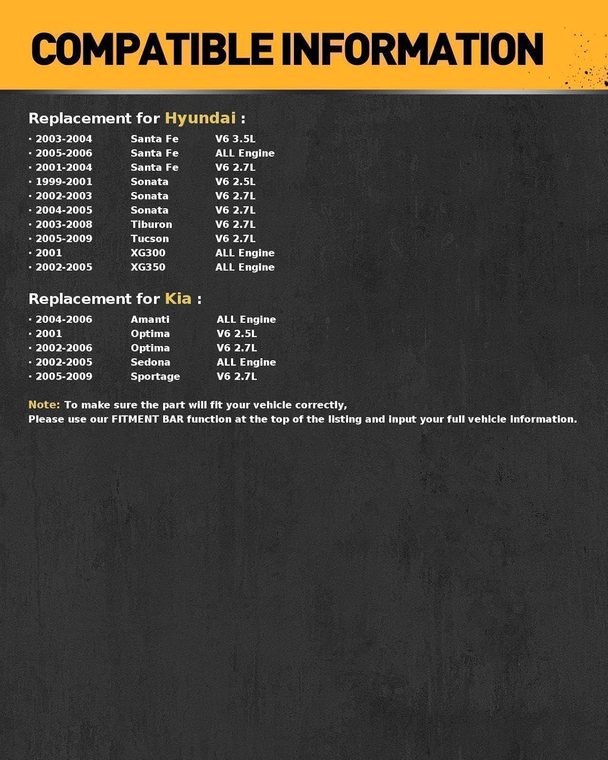 KAC 17764 Starter for Hyundai,Kia,Starters Compatible with Hyundai 2001-06 Santa Fe, 05-09 Tucson/, 99-05 Sonata, 02-05 Sedona, 2003-2008 Tiburon Replace SMN0004 113020 36100-37210 410-46003 17764